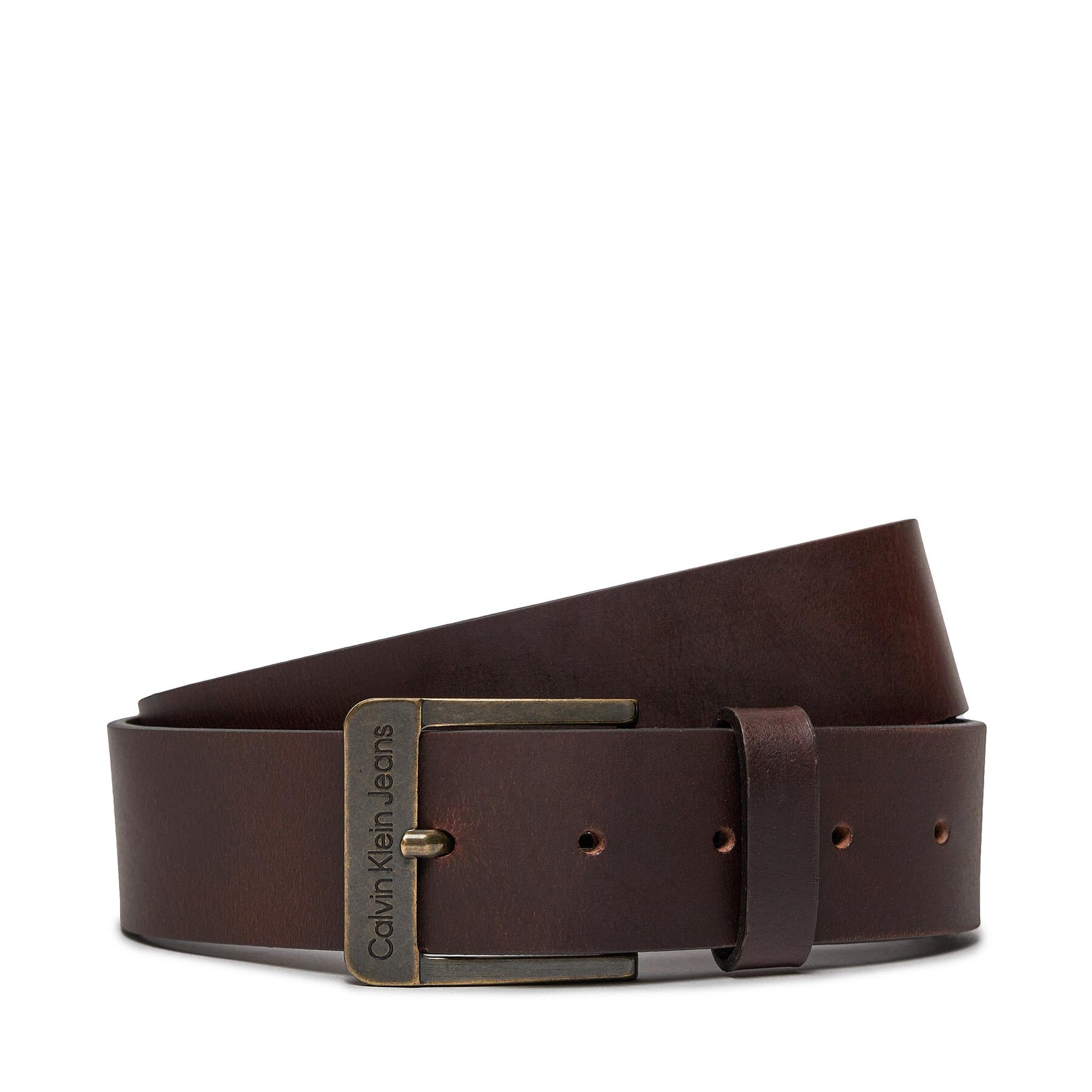 Férfi öv Calvin Klein Jeans, Méret: 85, Barna, J 4Cm Ckj Belt K50K510065