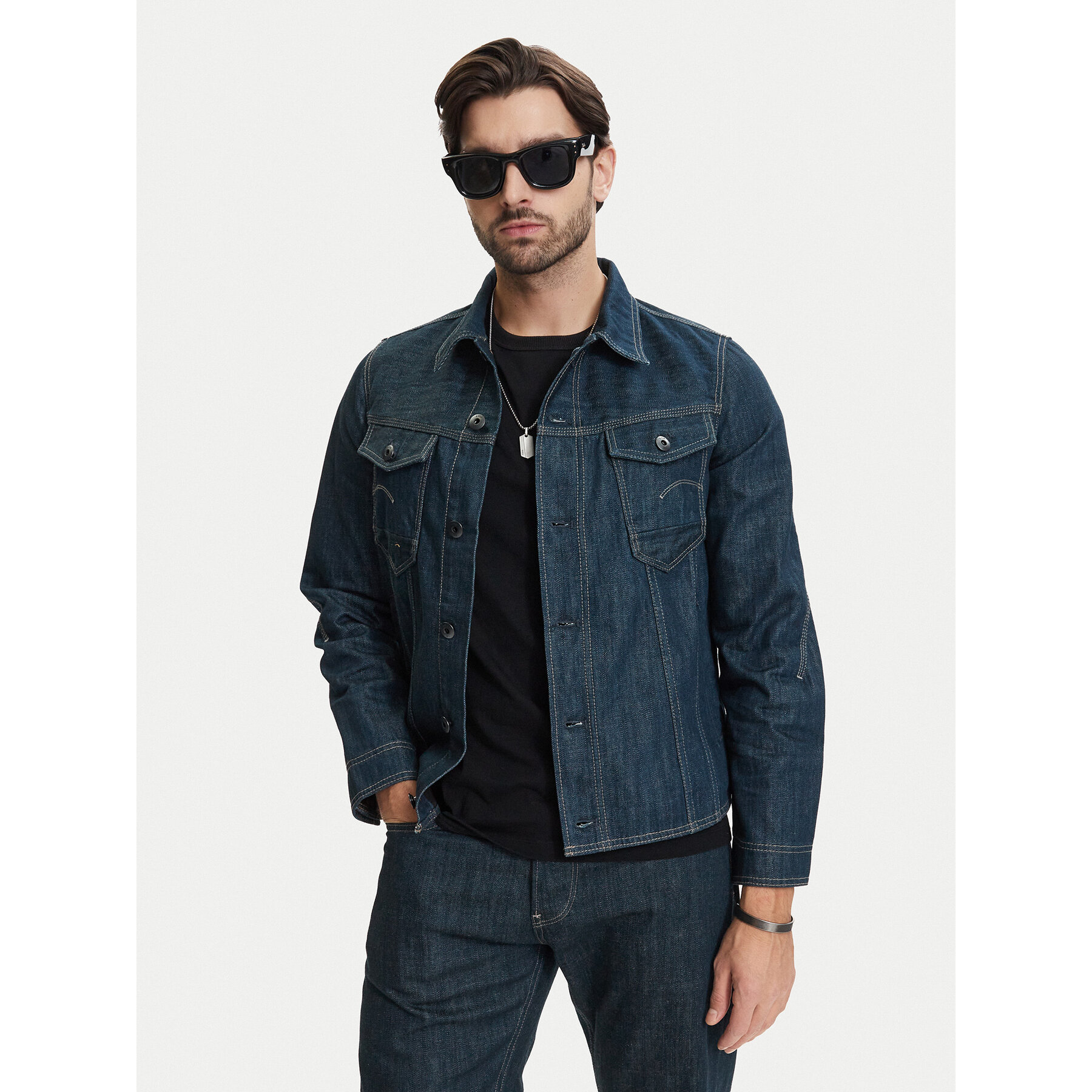 G-Star Raw Traper jakna 3D Dart D28418-E358 Tamnoplava Regular Fit