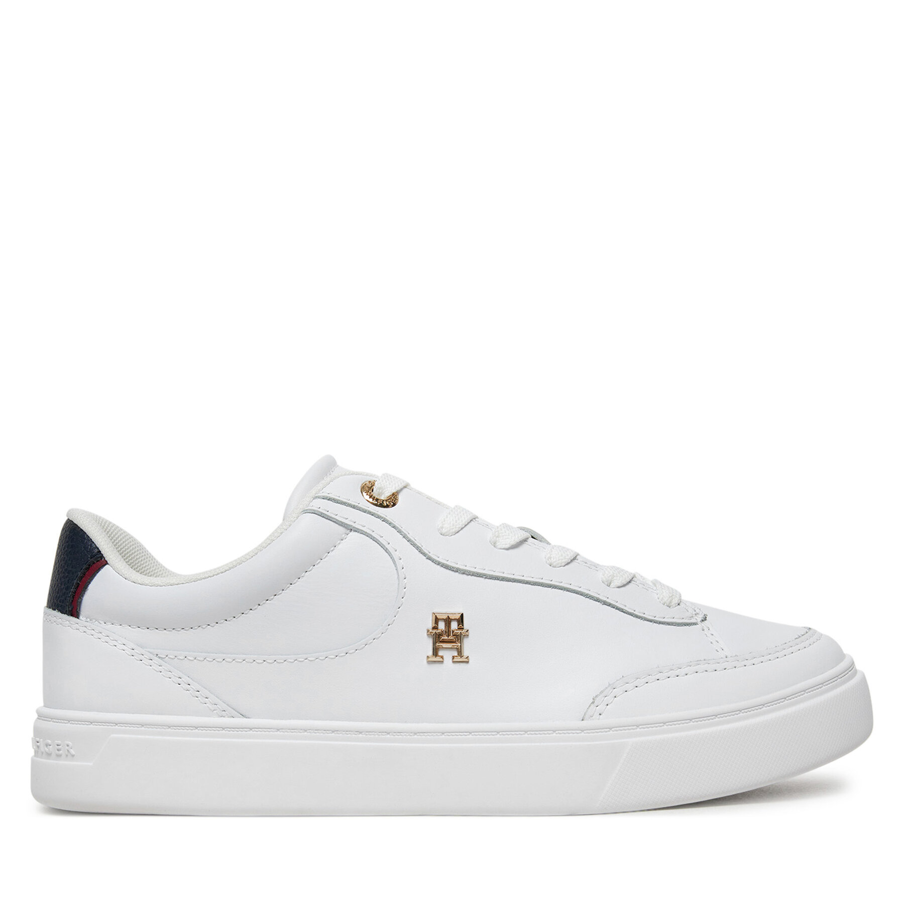 Sneakers Tommy Hilfiger Essential Chic Court Sneaker FW0FW08579 Vit