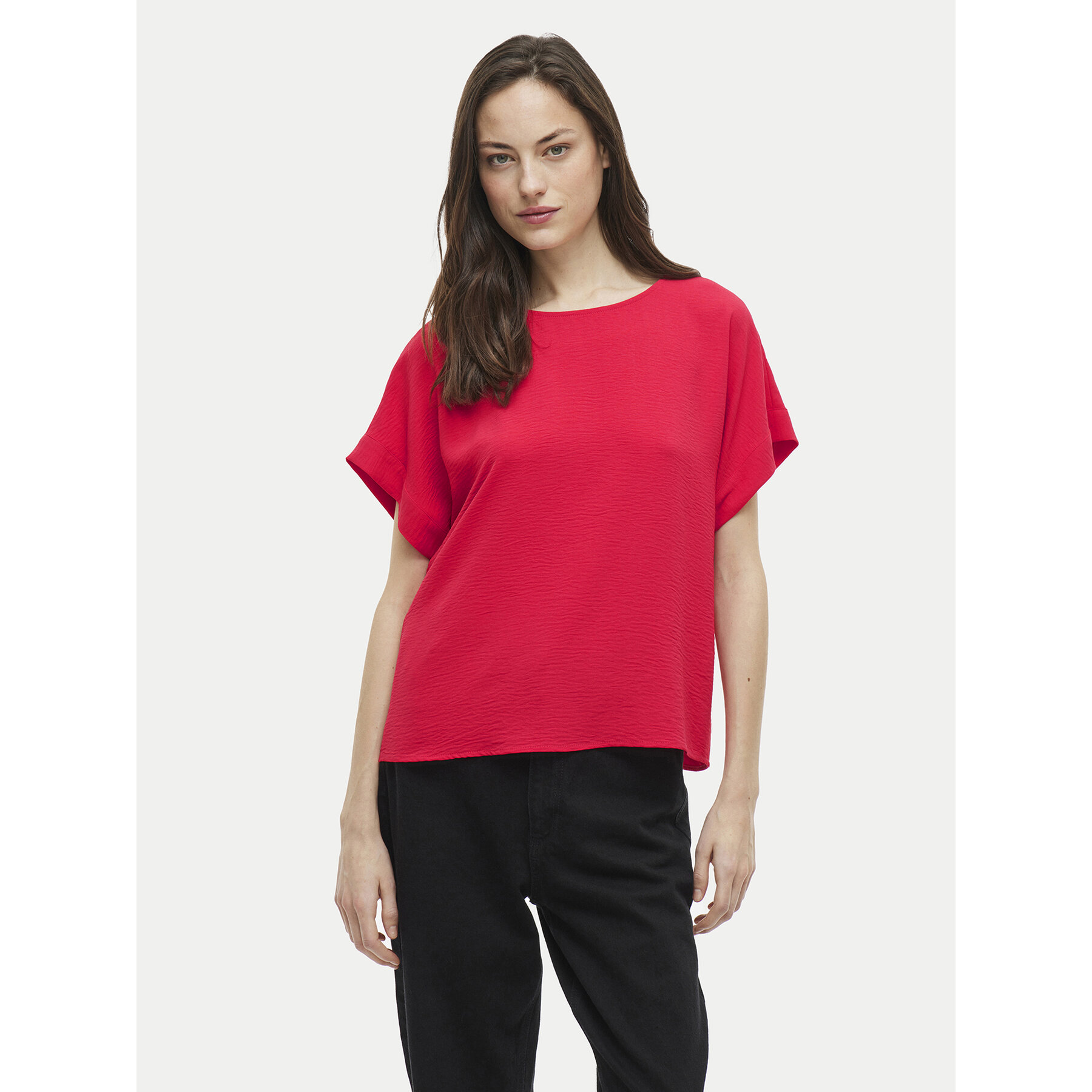 Vila Póló Josa 14101663 Rózsaszín Regular Fit