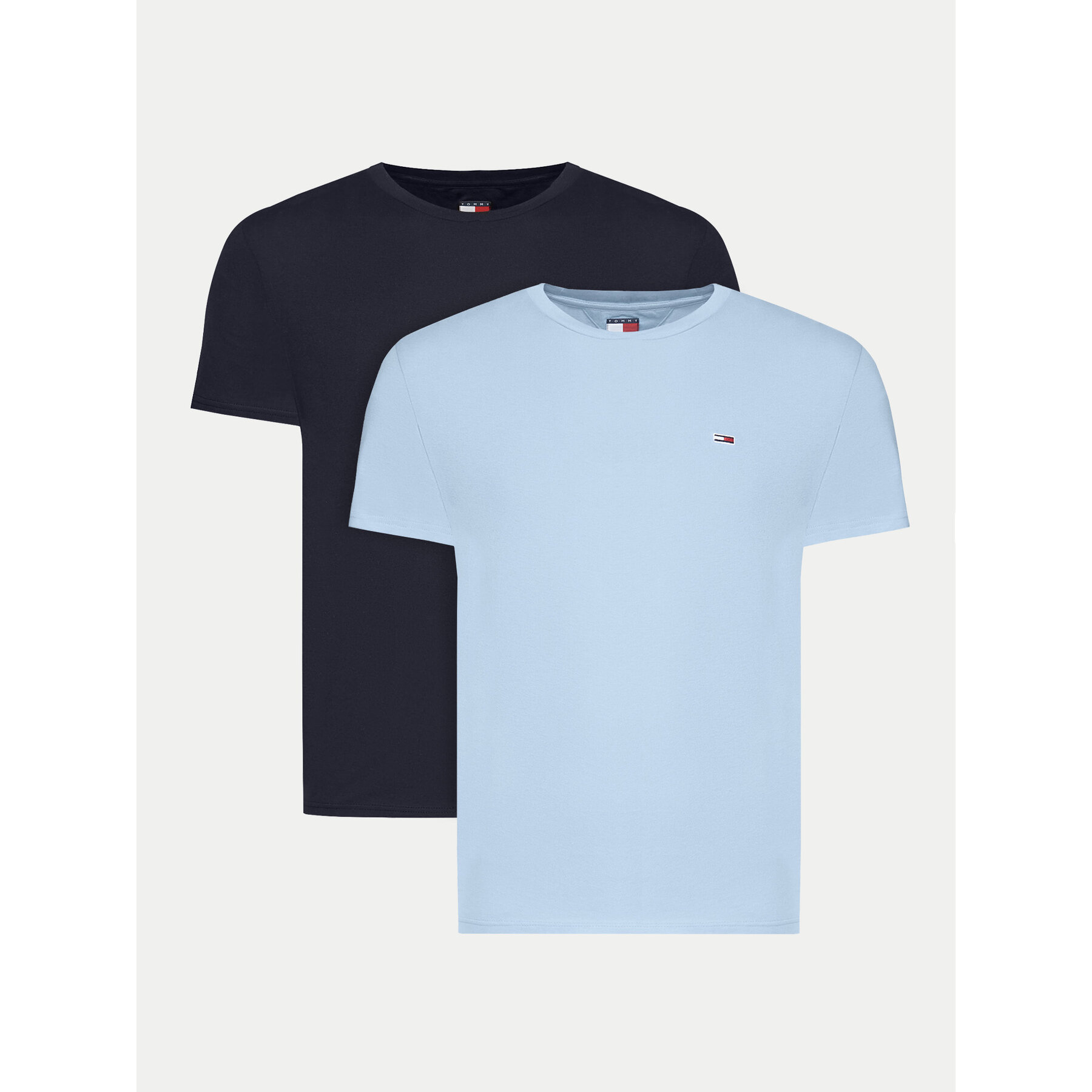 Tommy Jeans Set 2 majice DM0DM20687 Šarena Slim Fit