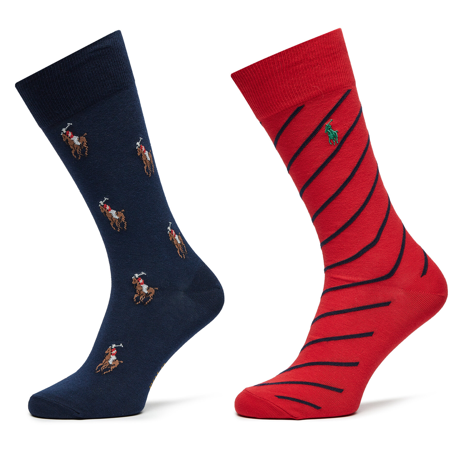 2 pares de calcetines altos para hombre Polo Ralph Lauren 449958854001 De color