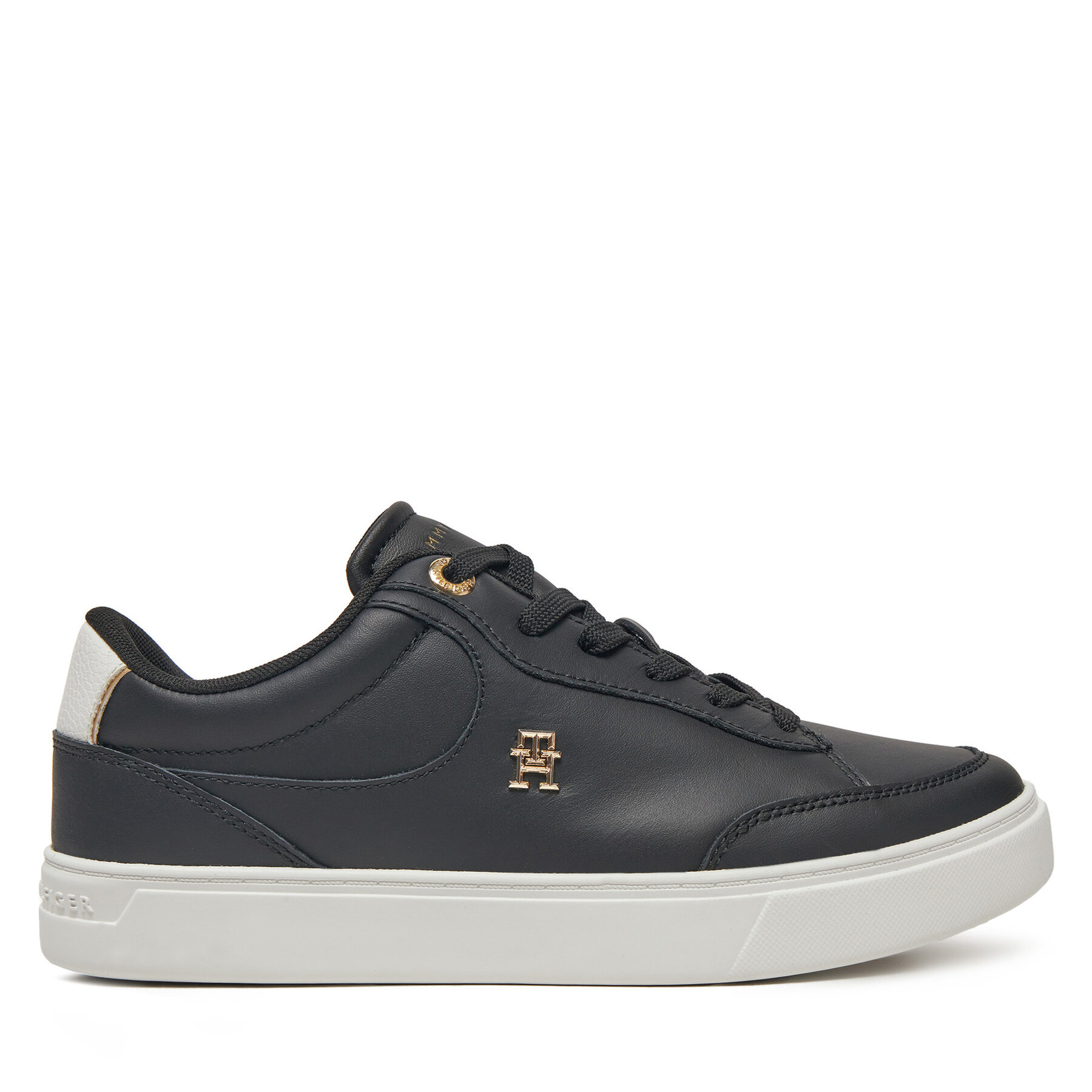 Sneakersy Tommy Hilfiger Essential Chic Court Sneaker FW0FW08322 Čierna