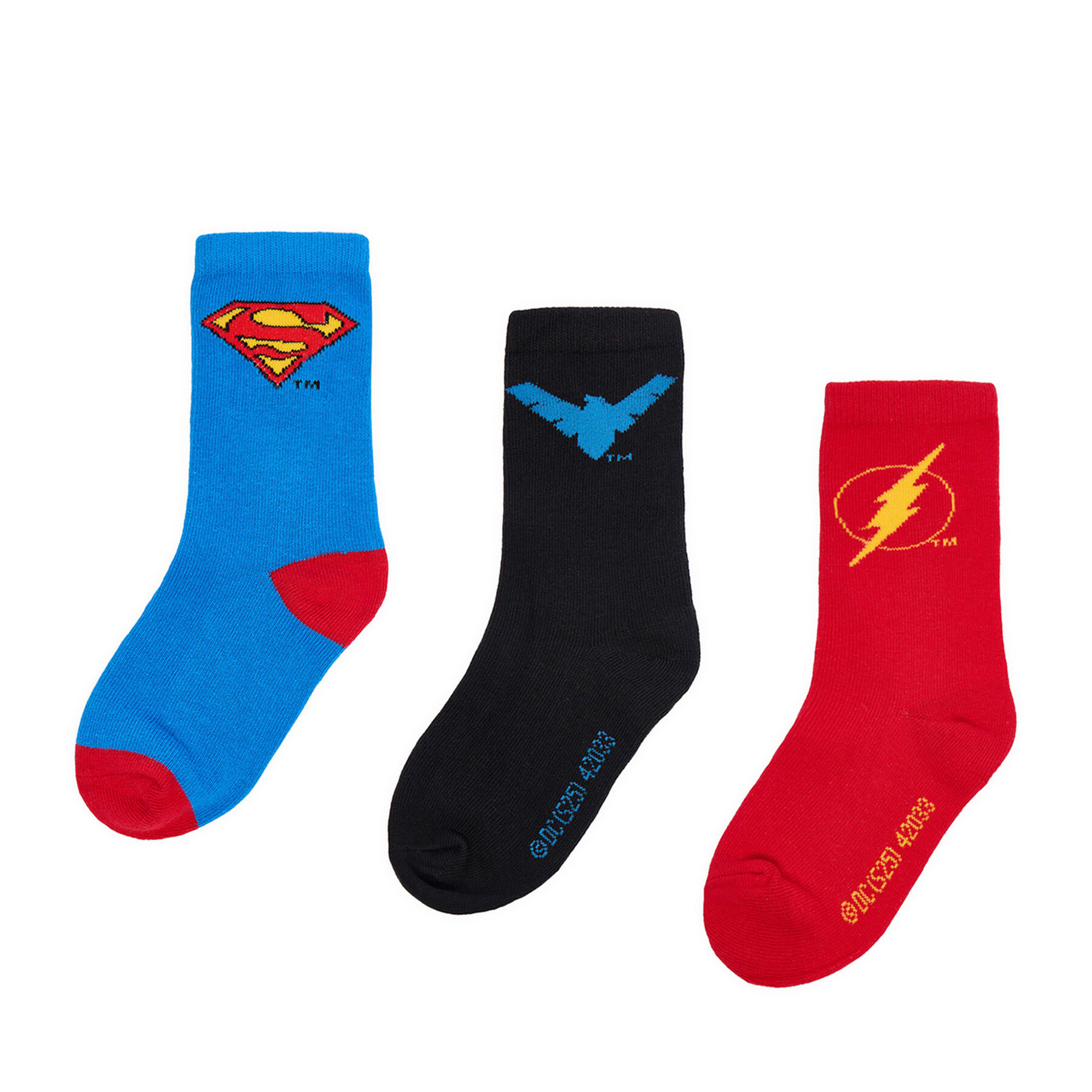 Calzini lunghi Superman CEO-ACCCS-AW25-228WBDC(3-PACK) Rosso