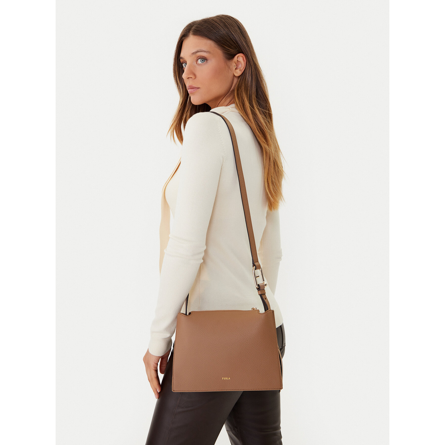 Borsetta Furla Nuvola S Crossbod WB01275 HSF000 CN 4489S 1007 Marrone