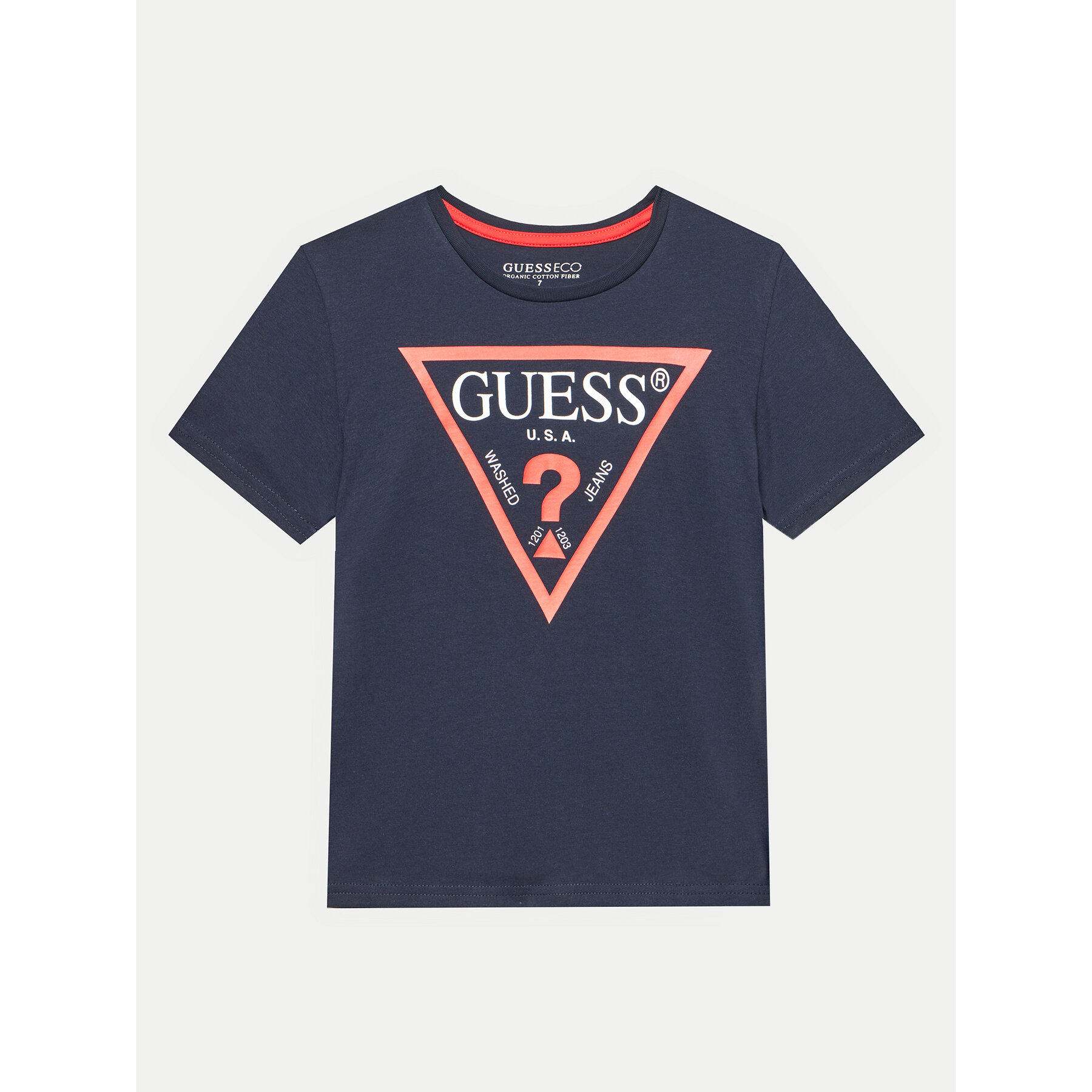 Guess T-Shirt L73I55 K8HM0 Blau Regular Fit