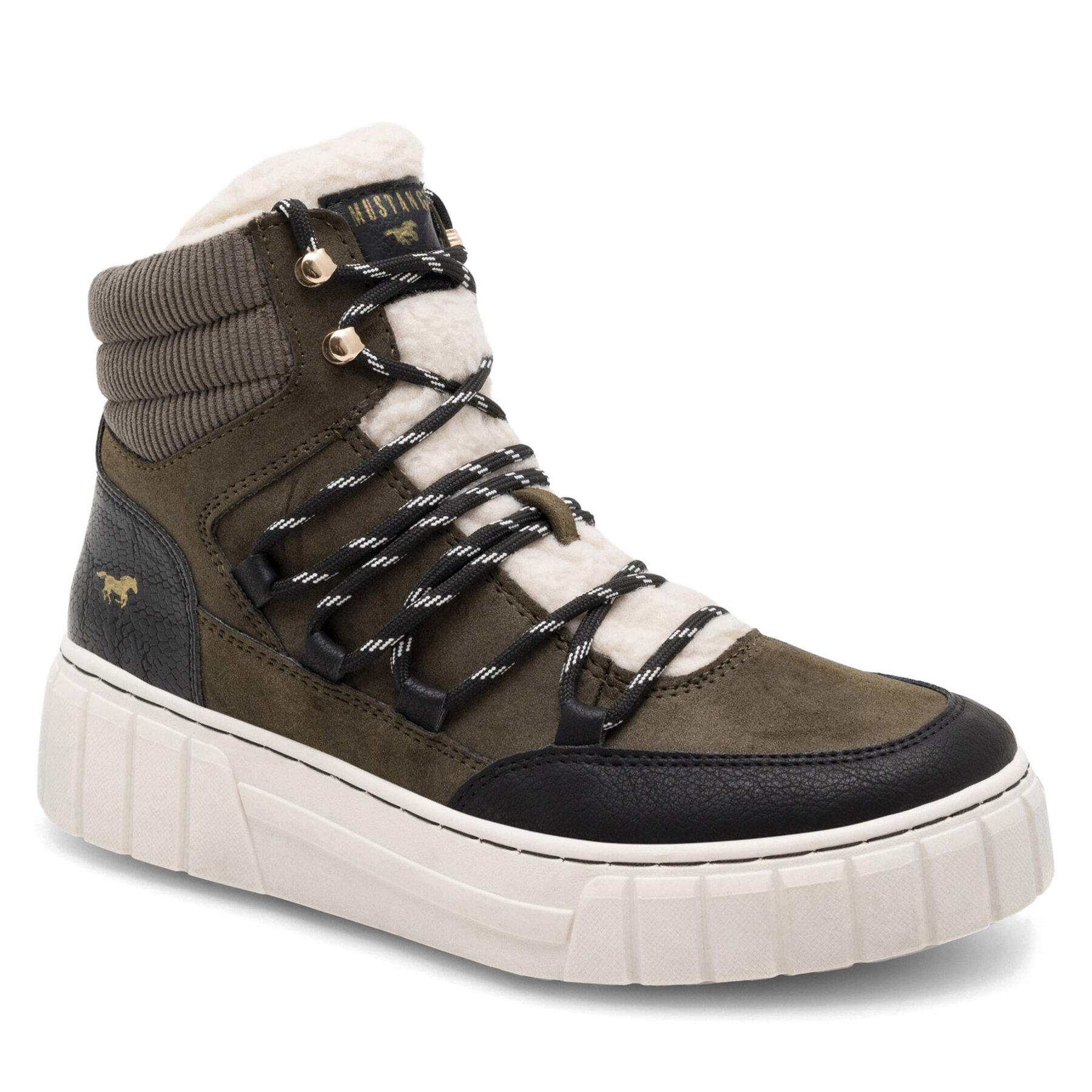 Zapatillas Mustang 1446-601 Caqui