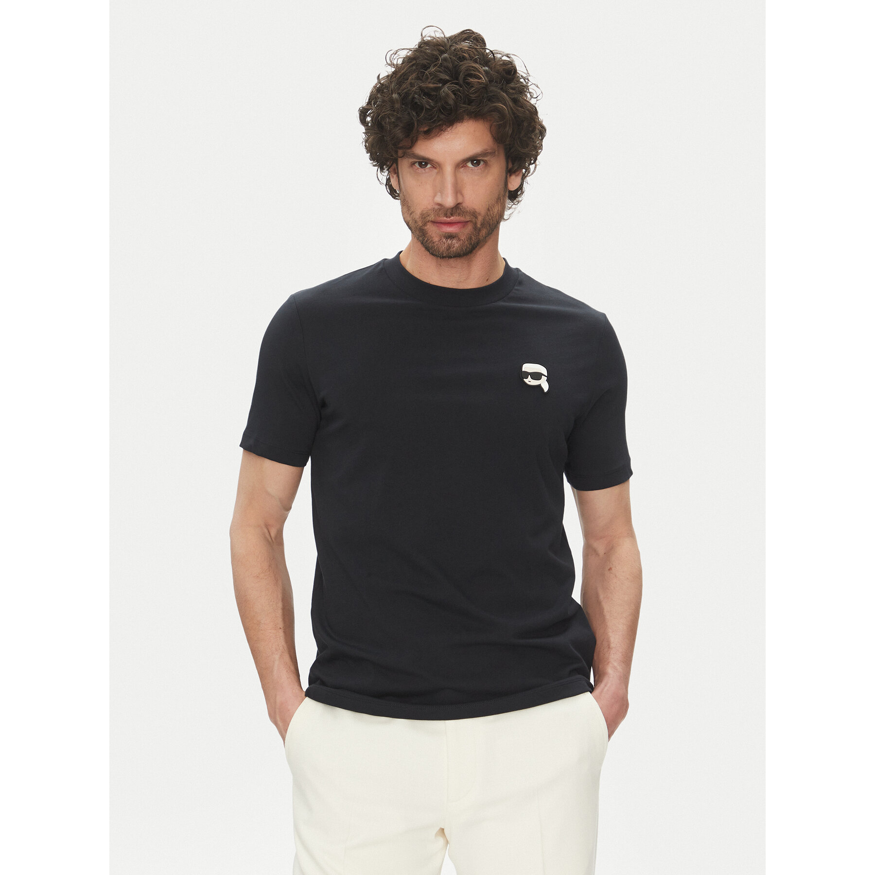 KARL LAGERFELD T-shirt 755710 552224 Blu scuro Regular Fit