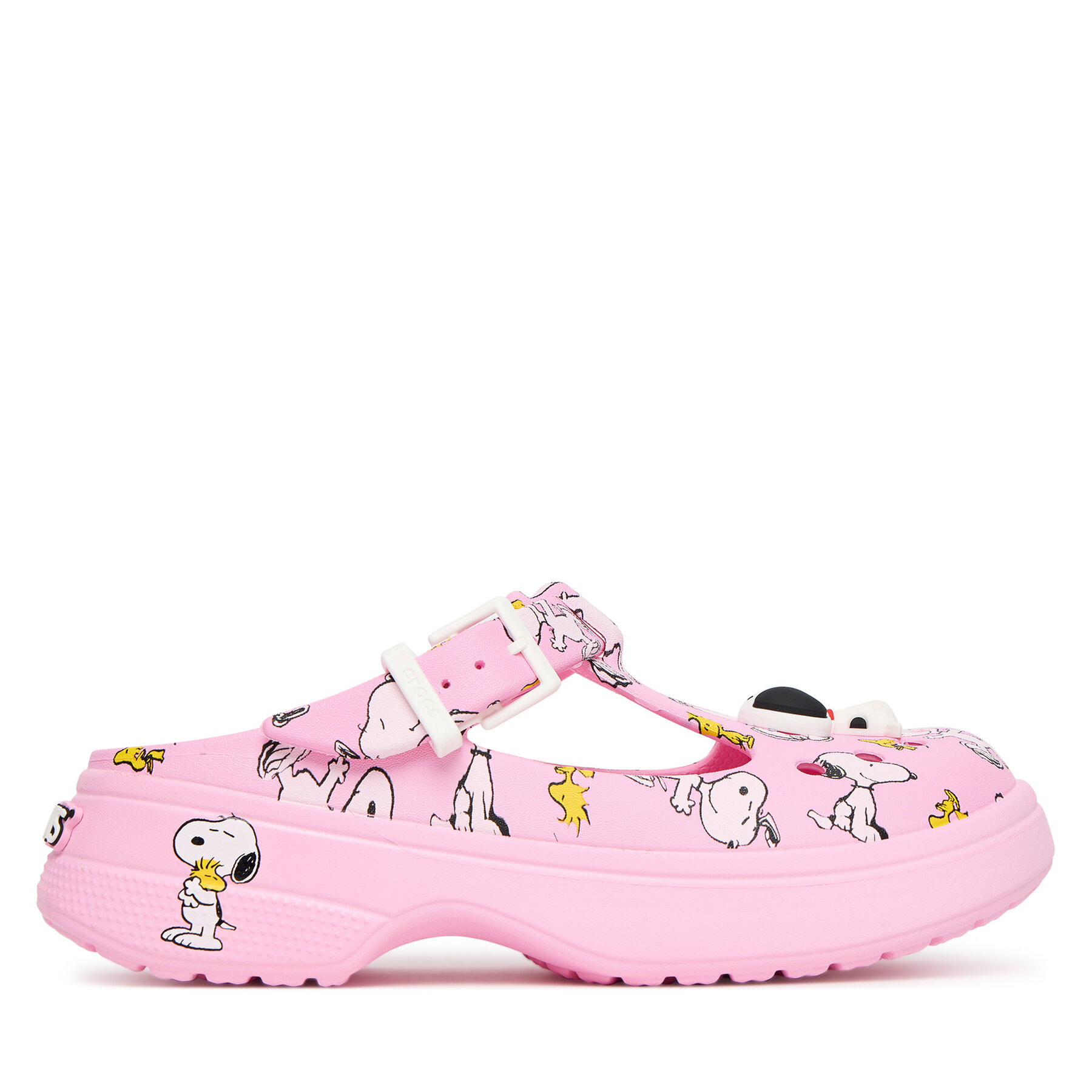 Crocs Dámske Šľapky, Rozmer: 38_39, Ružová, Peanuts Mary Jane Clog 211130