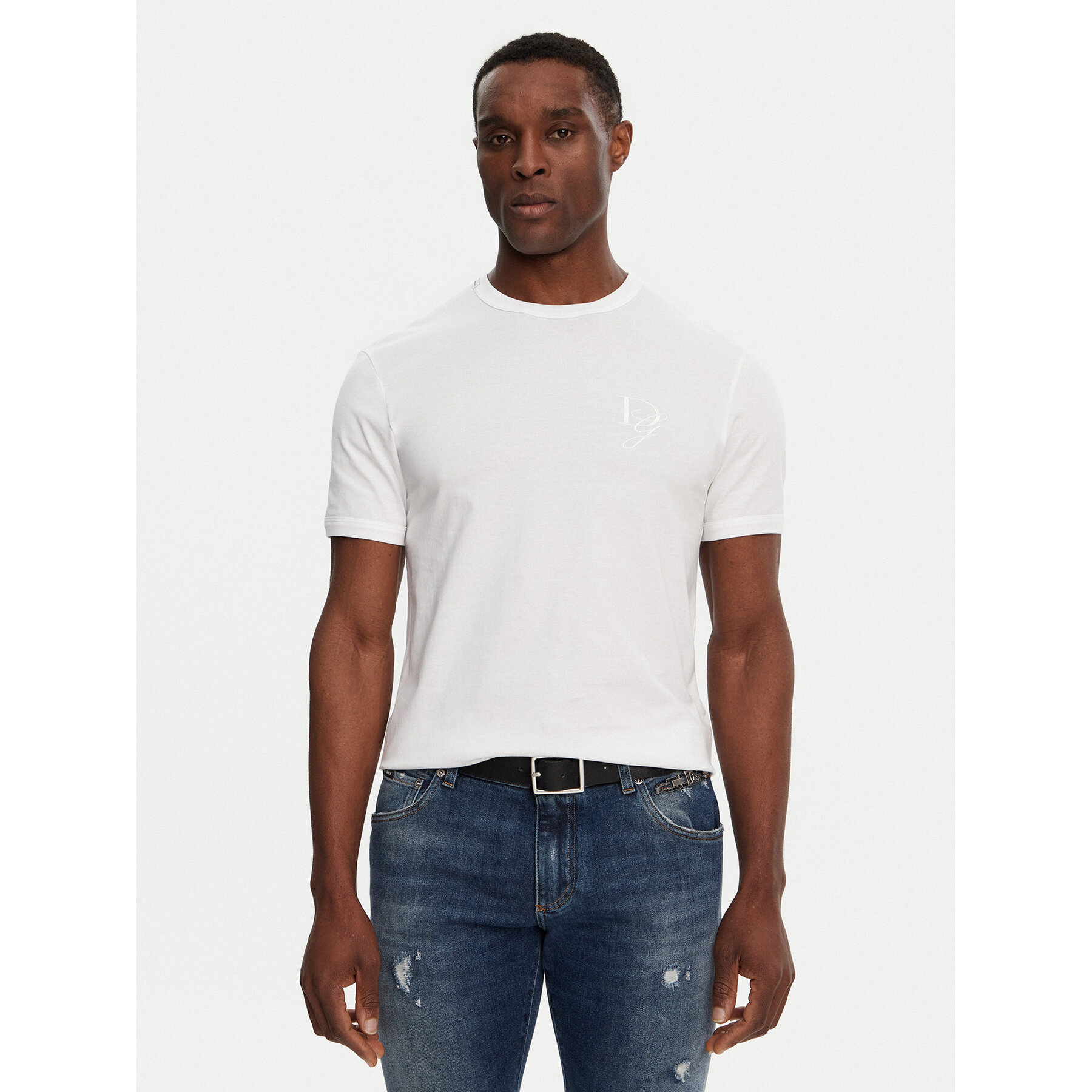 Dolce&Gabbana Póló G8RN8Z G7N4Q Fehér Regular Fit