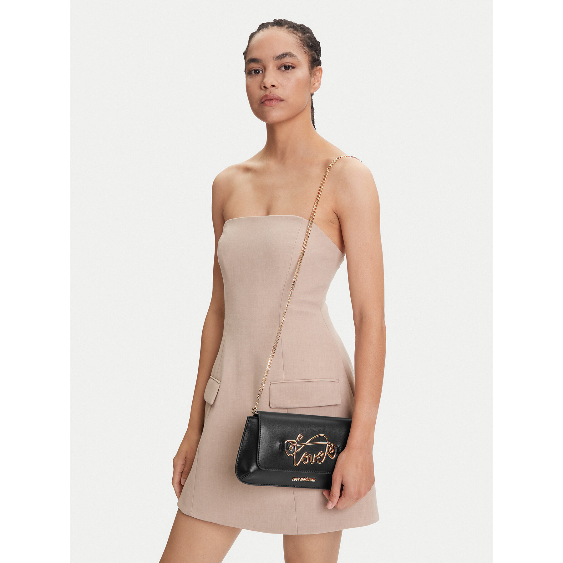 Geantă LOVE MOSCHINO JC4266PP0MKG0000 Negru
