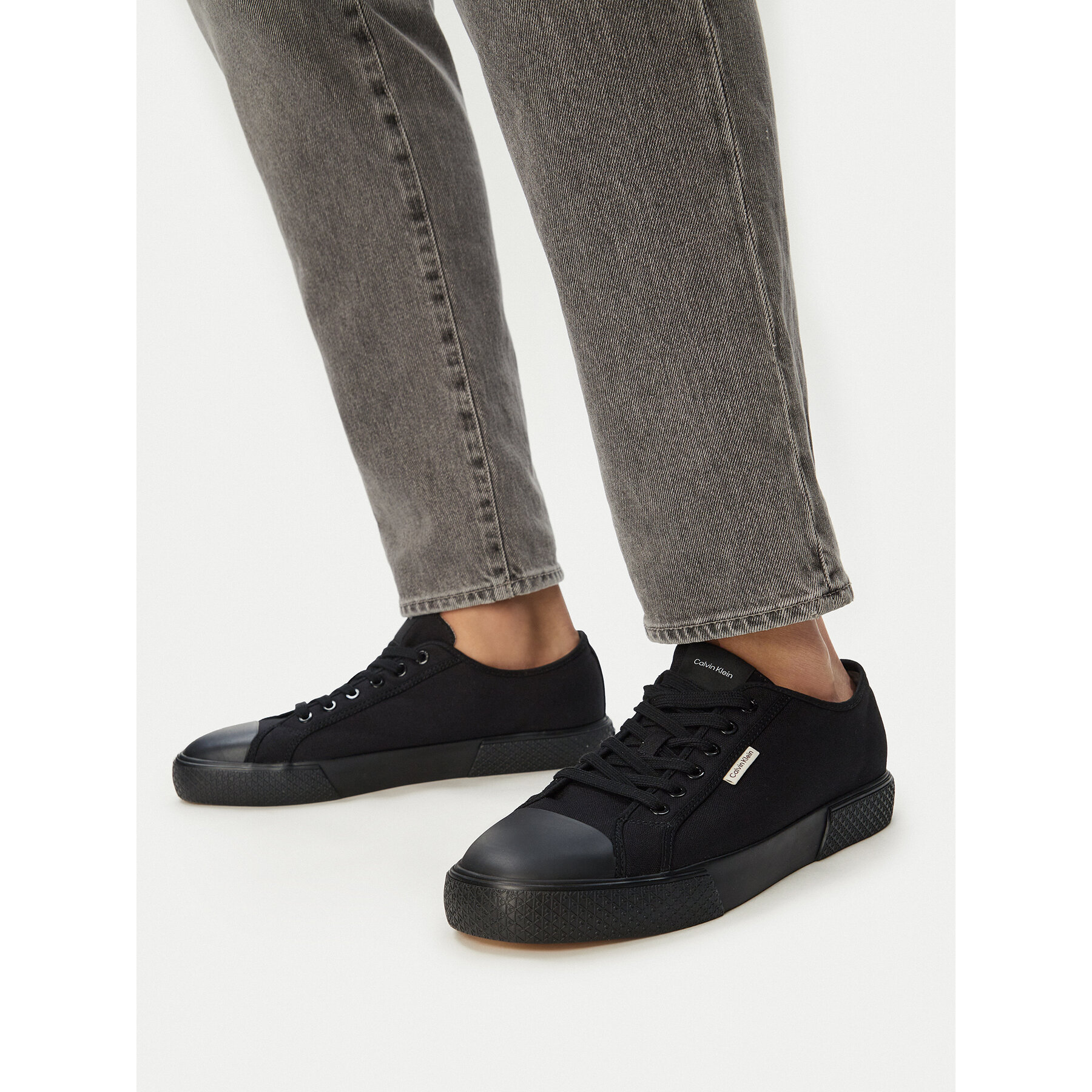 Teniși Calvin Klein Vulc Laceup Cv HM0HM02121 Negru
