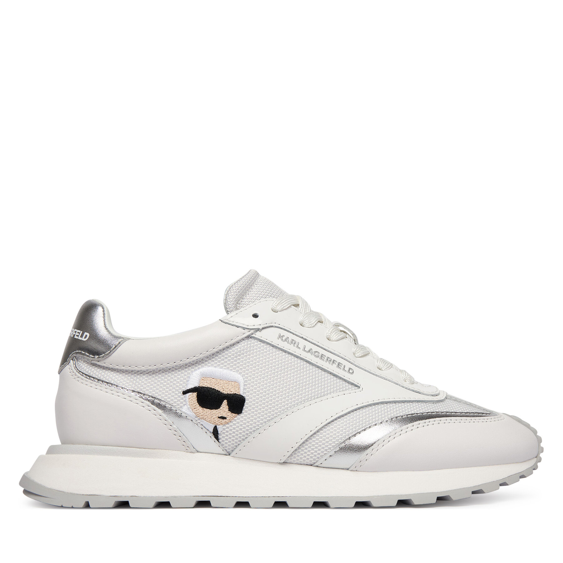 Sneakersy KARL LAGERFELD Kairo KL61130N Biela