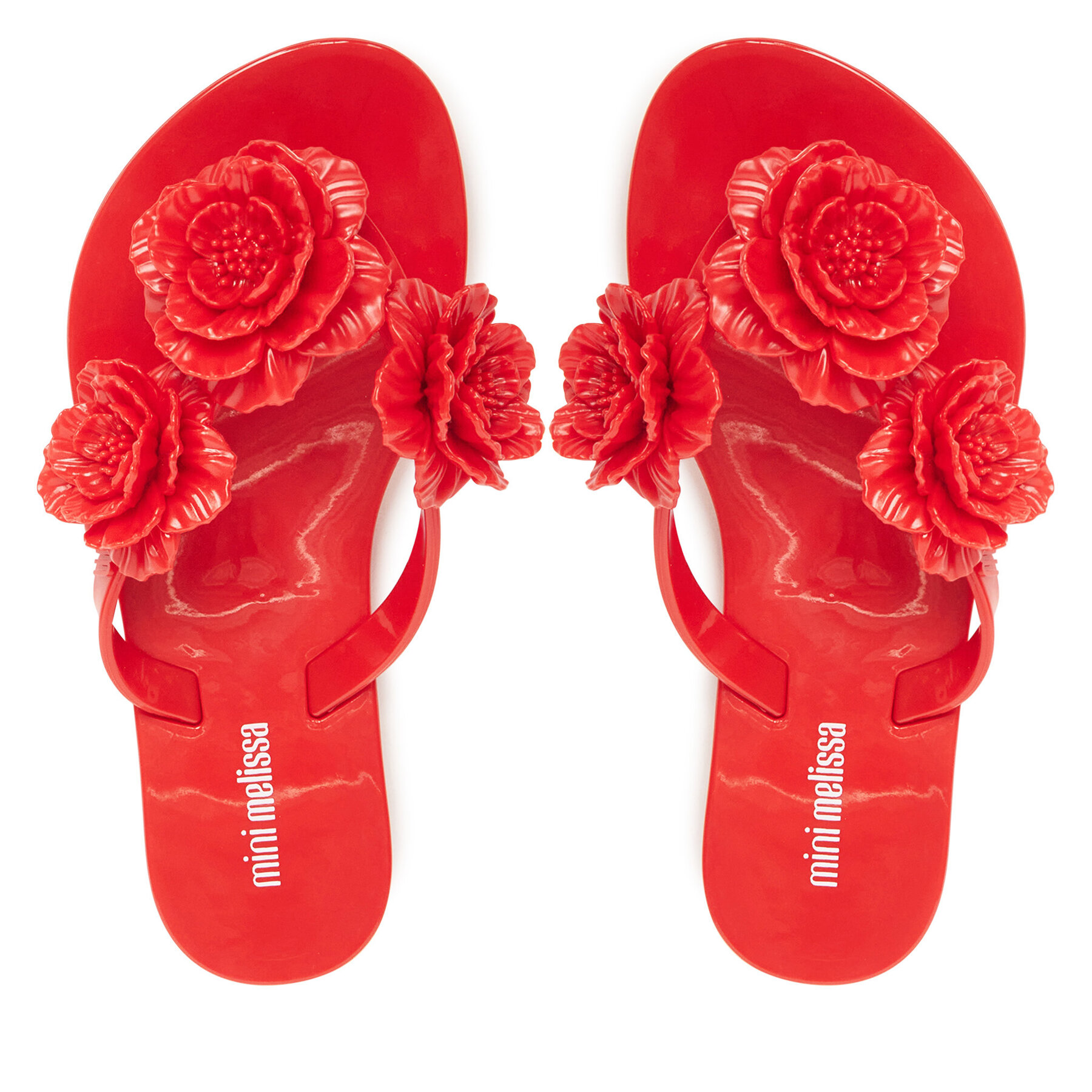 Flip flop Melissa Mini Melissa Harmonic Springtime Inf M 35705 Roșu