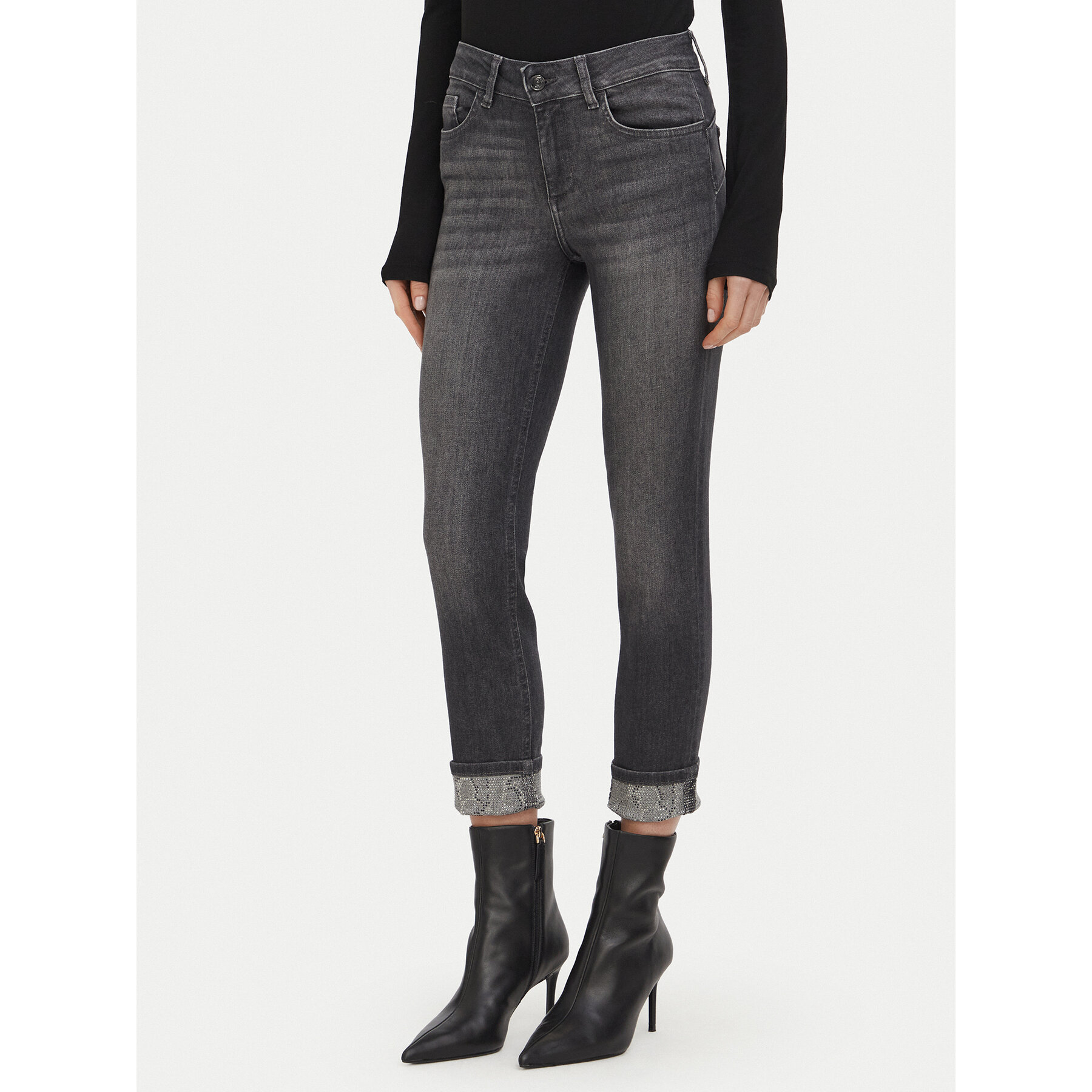 Liu Jo Jeans UF6006 D0305 Grau Regular Fit