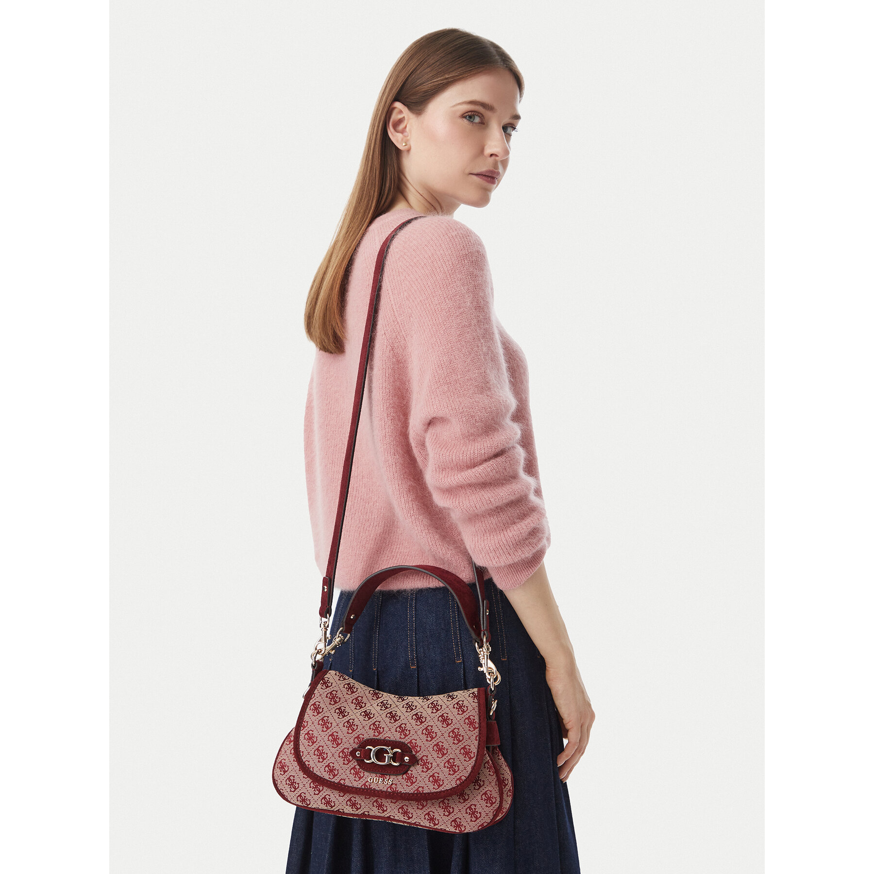 Geantă Guess Samantha HWJG23 13190 Maro