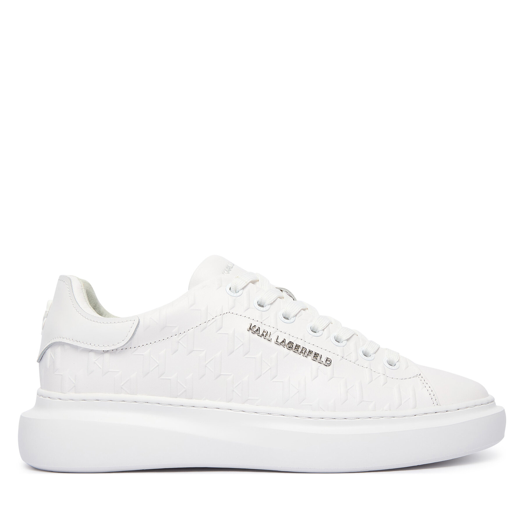 Sneakersy KARL LAGERFELD Kore KL56549K Biela