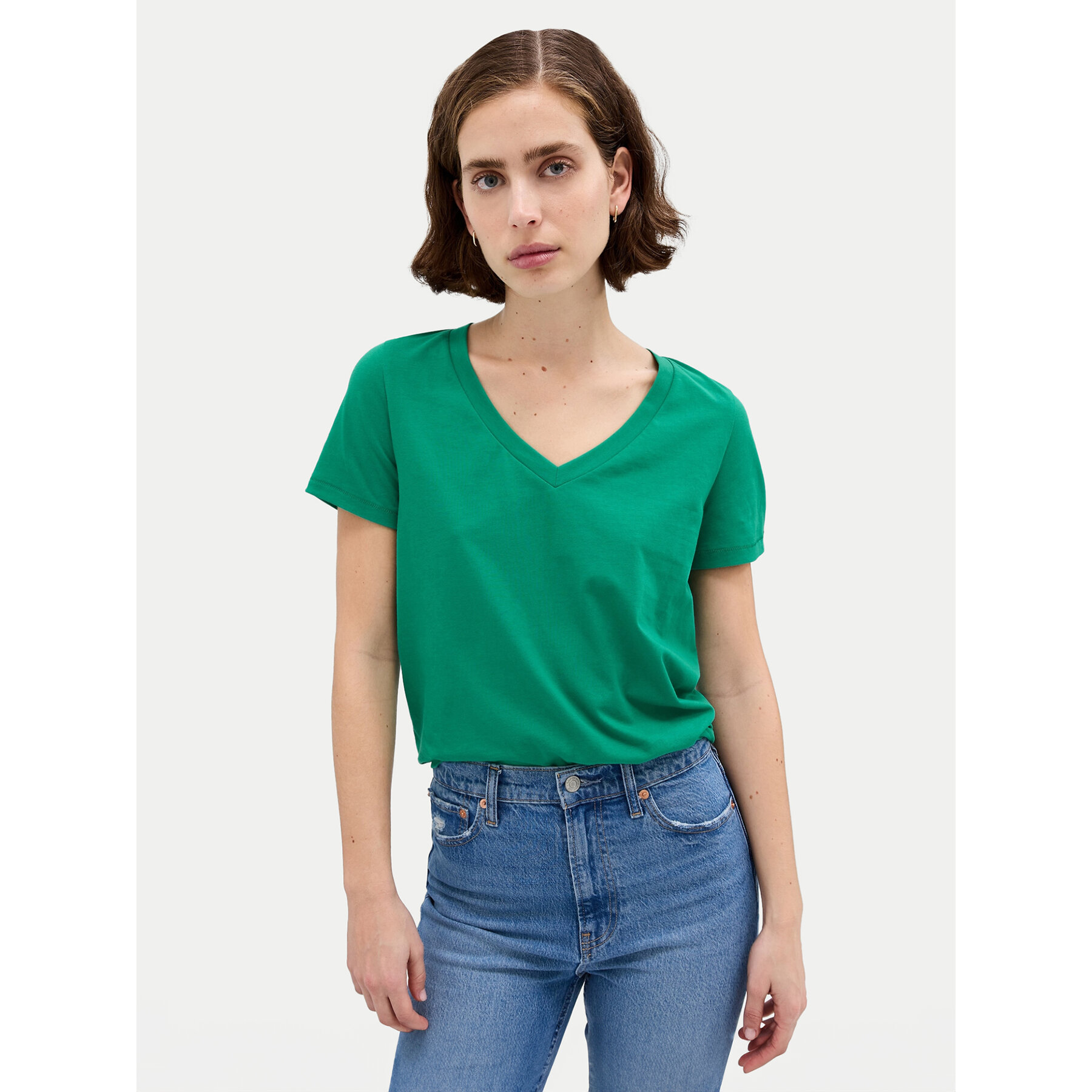 Gap T-shirt 740140-50 Verde Regular Fit