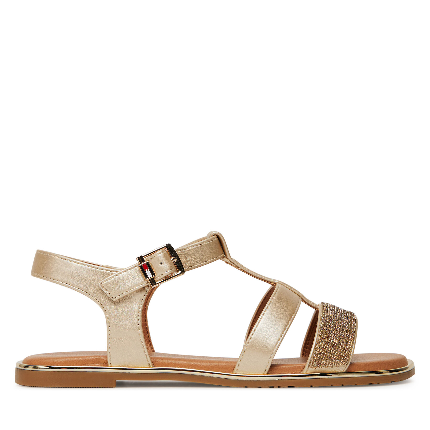 Sandále Tommy Hilfiger T3A2-33781-1372 S Zlatá