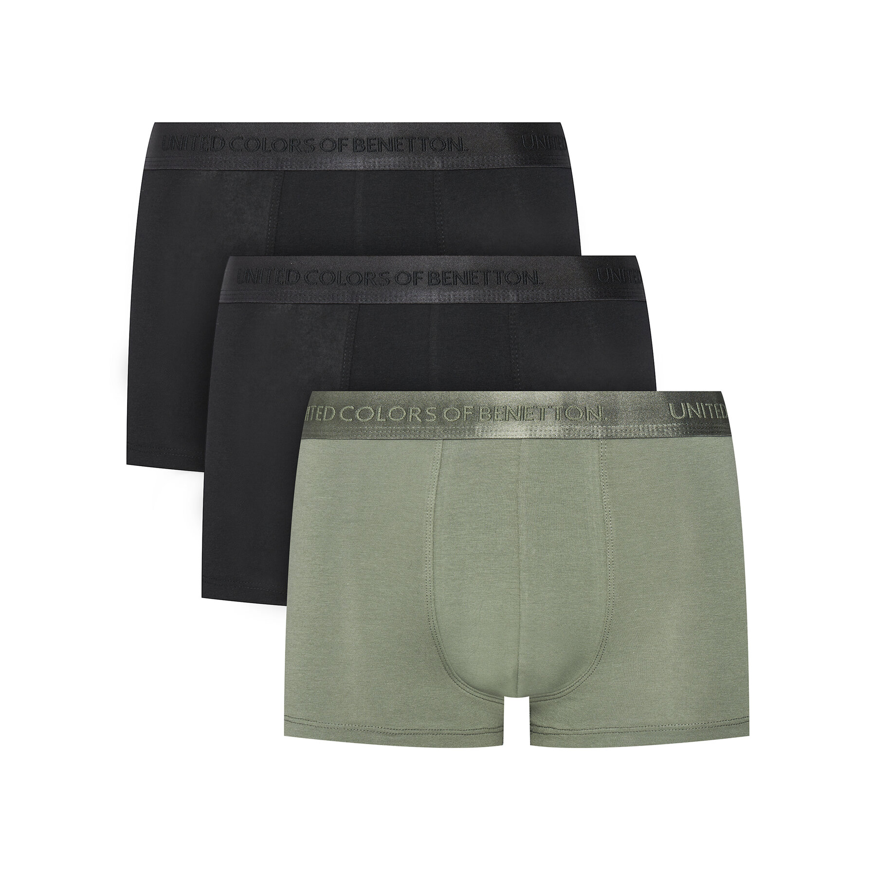 United Colors Of Benetton Set di boxer 3OP82X01E Nero