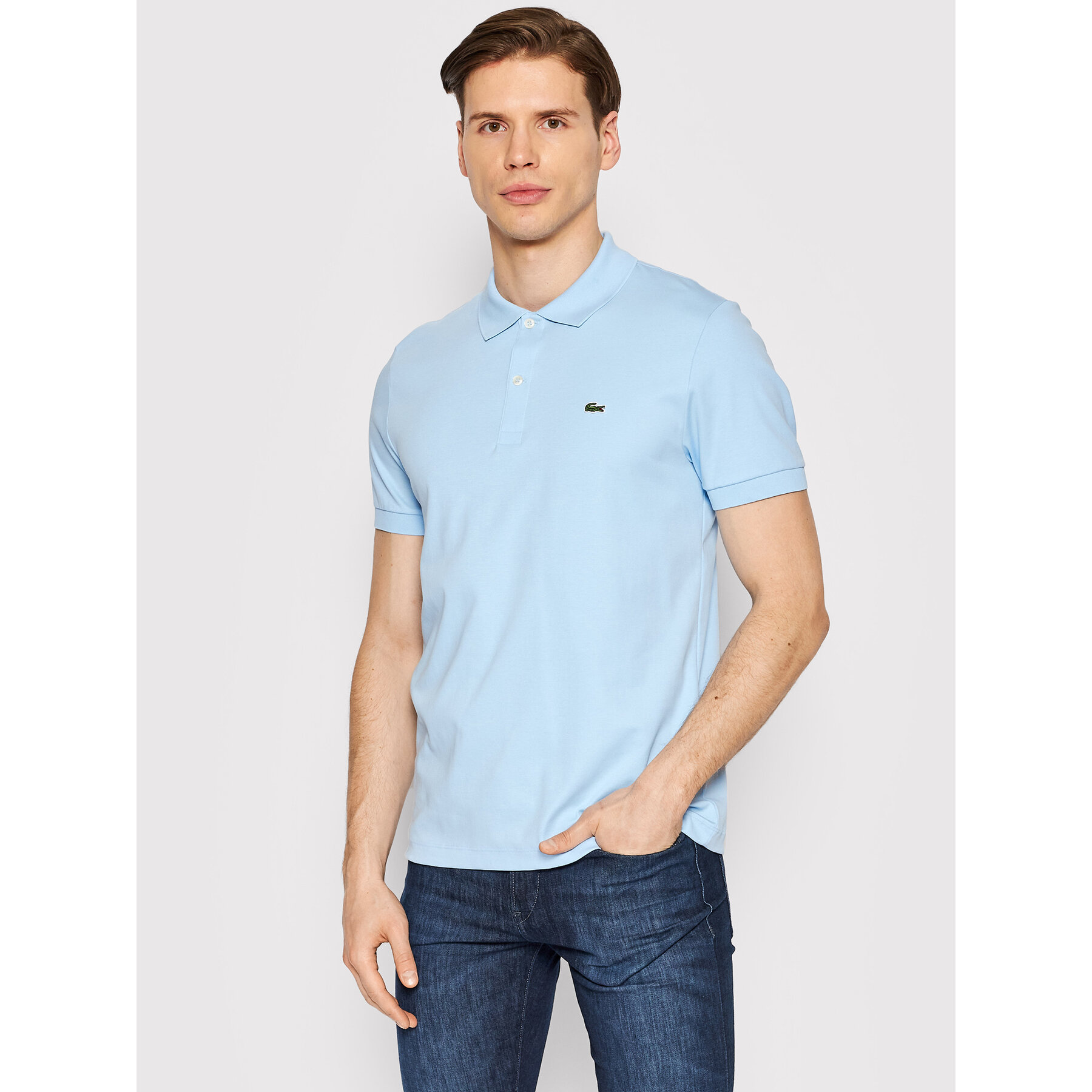 Lacoste Polo DH2050 Μπλε Regular Fit