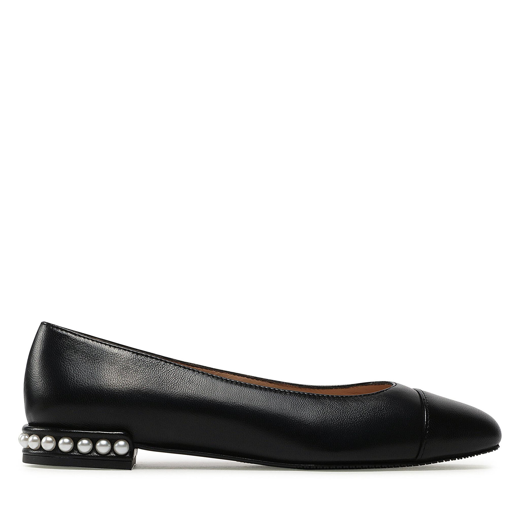  Balerina Stuart Weitzman Pearl Flat SB753 Fekete akciós termékkép 1
