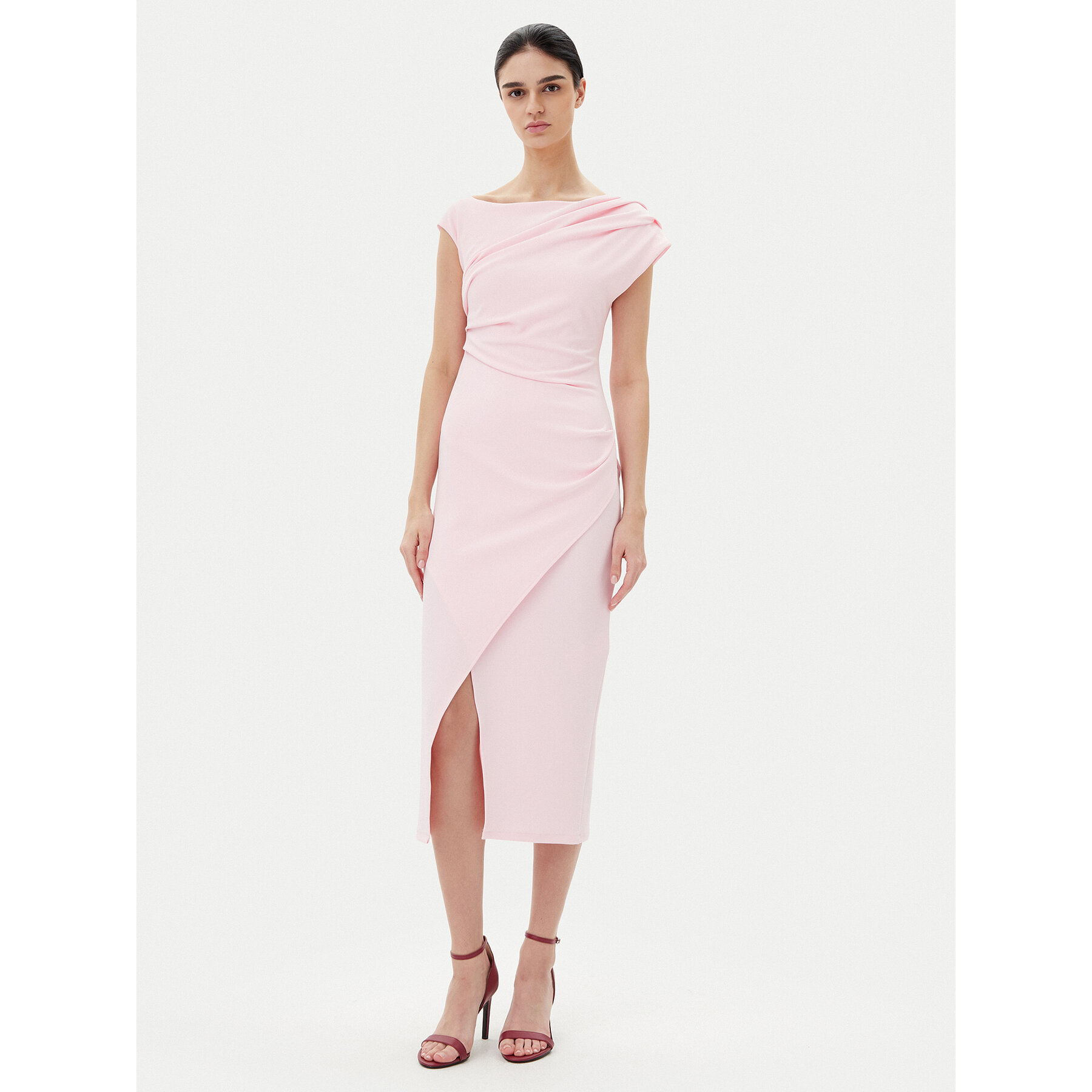 Rinascimento Coctailkleid CFC0019898002 Rosa Regular Fit