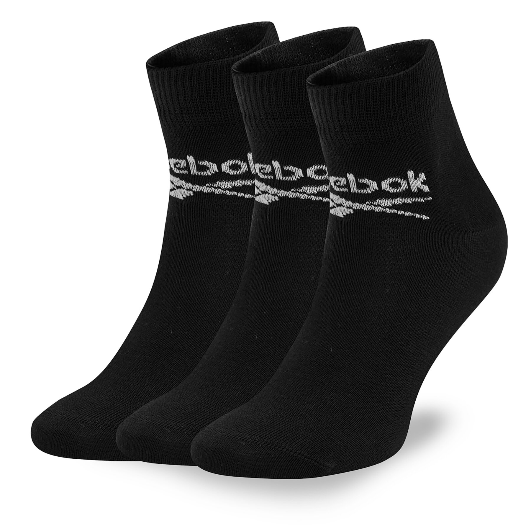 Garās zeķes Reebok R0429-SS24 (3-pack) Melns