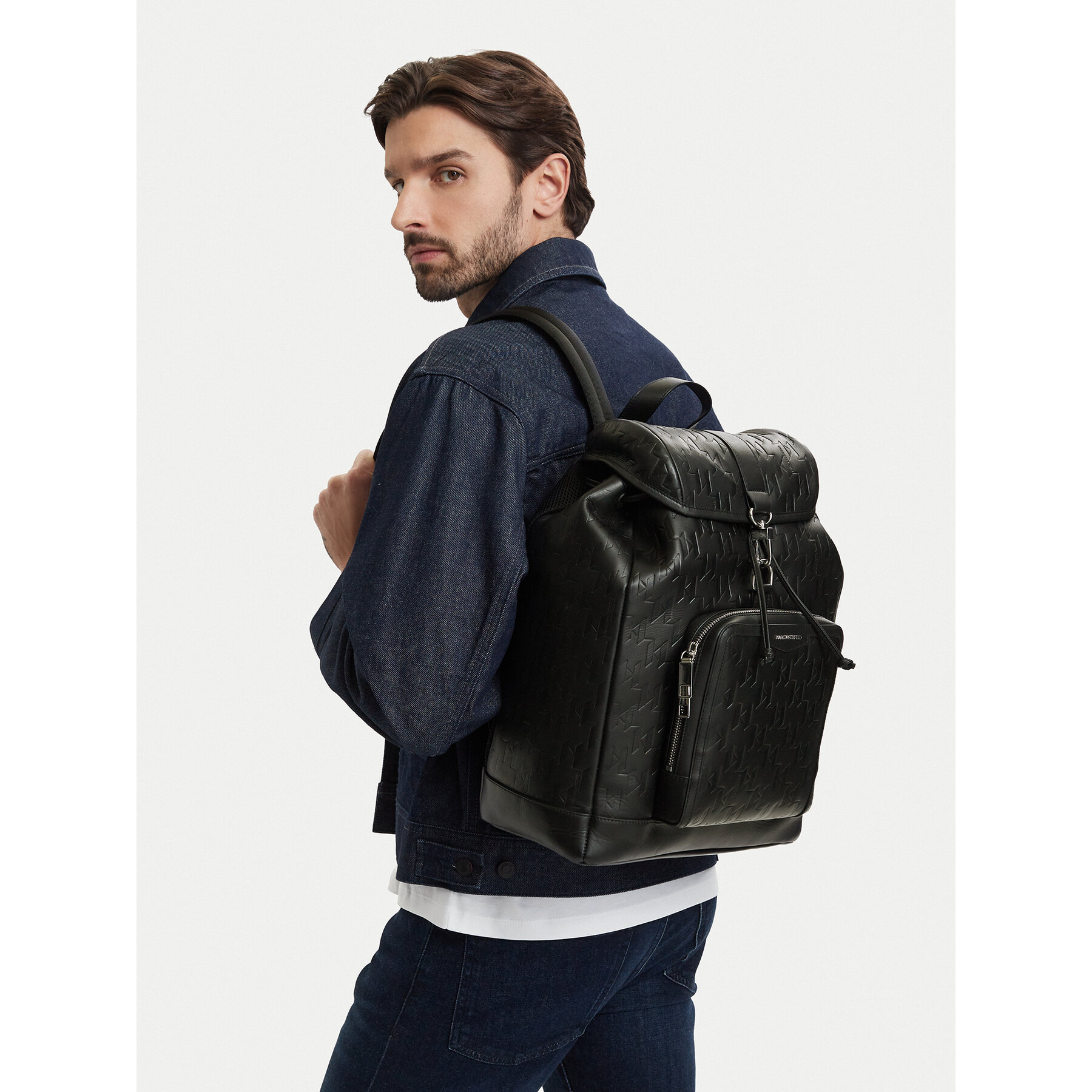 Ruksak KARL LAGERFELD A3M30180 Čierna