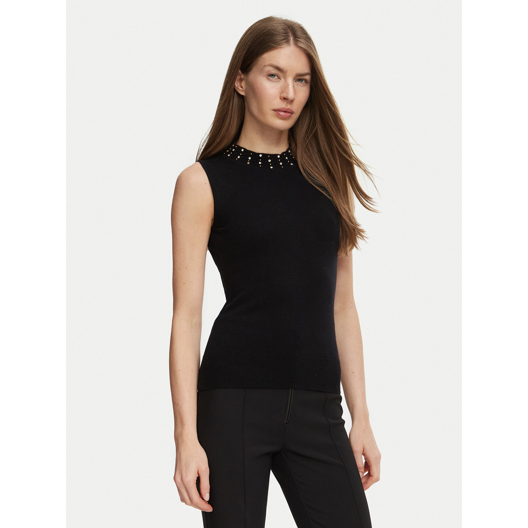 Marciano Guess Top G6BR14 Z1595 Schwarz Regular Fit