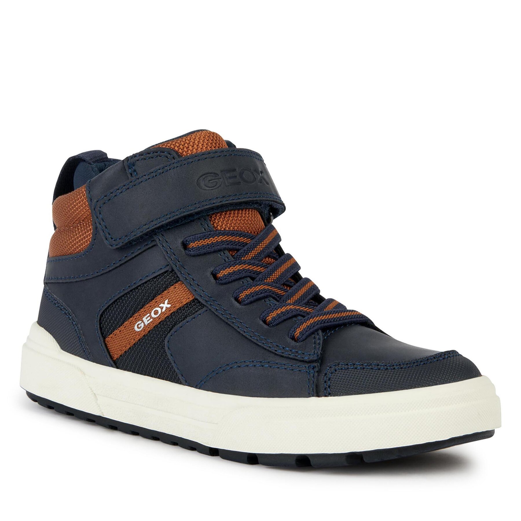 Superge Geox J Weemble Boy J26HAA 0MEFU CF46N S Navy/Cognac