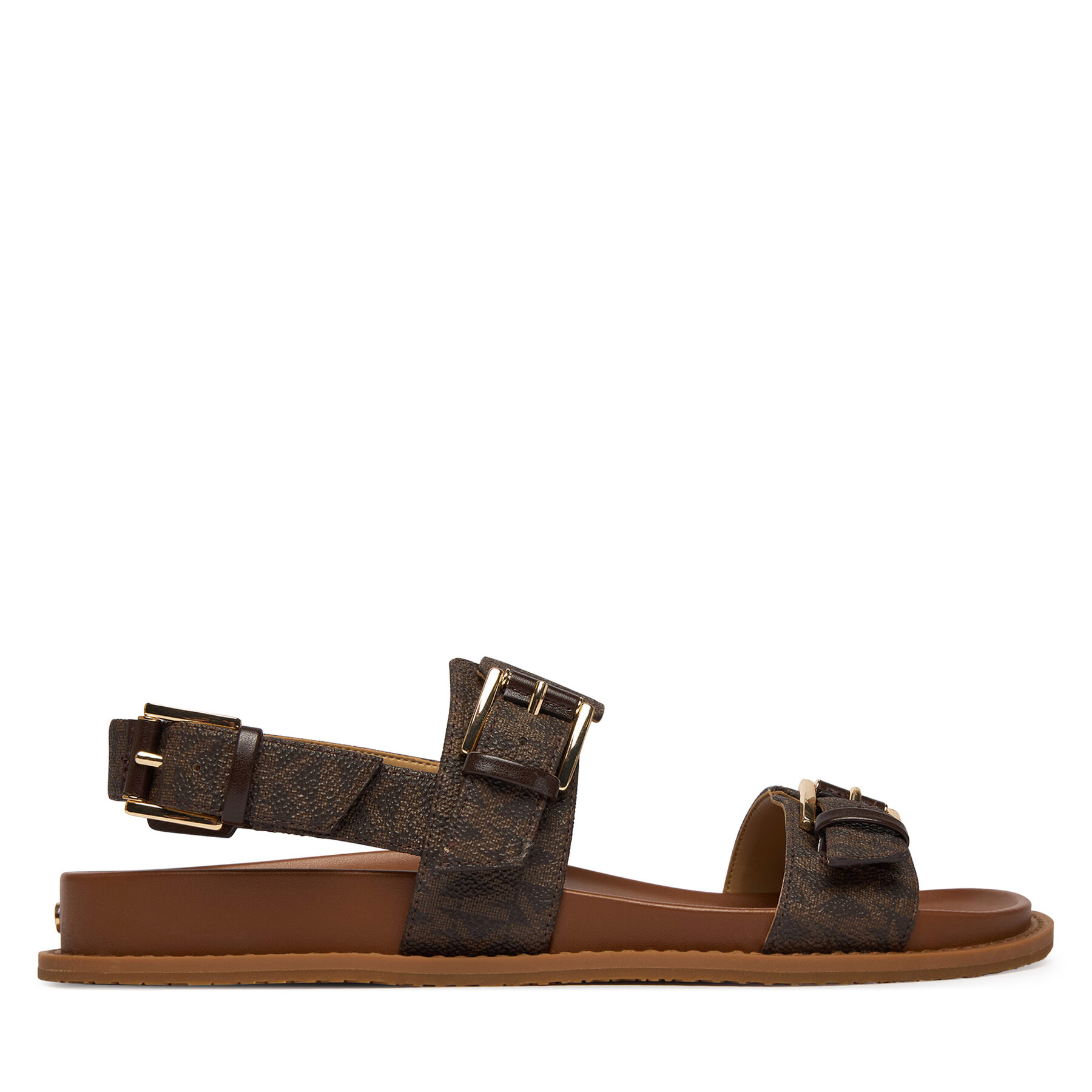 Сандали MICHAEL Michael Kors Nia Flat 40S6NIFS2B Кафяв