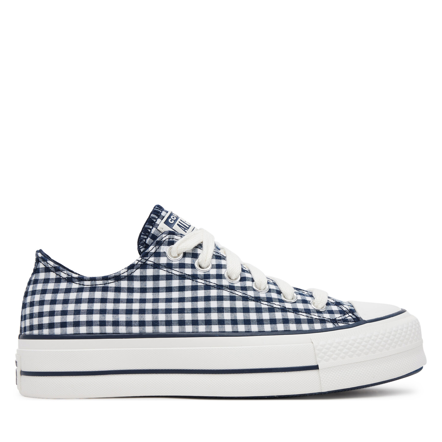 Tornacipő Converse Chuck Taylor All Star Lift Platform Gingham A13664C Sötétkék