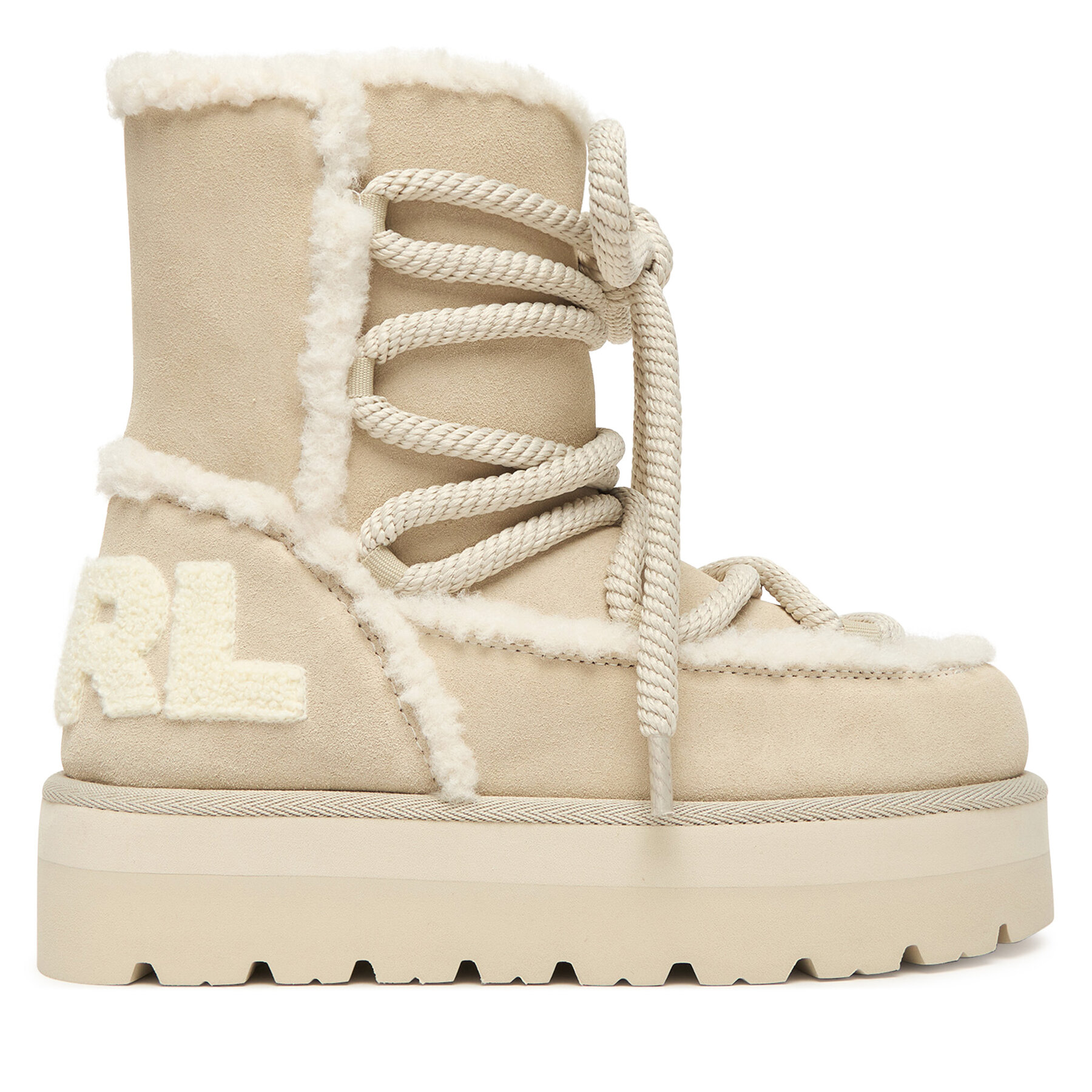 Čizme za snijeg KARL LAGERFELD Skylar Ski KL49676 Svijetlo bež