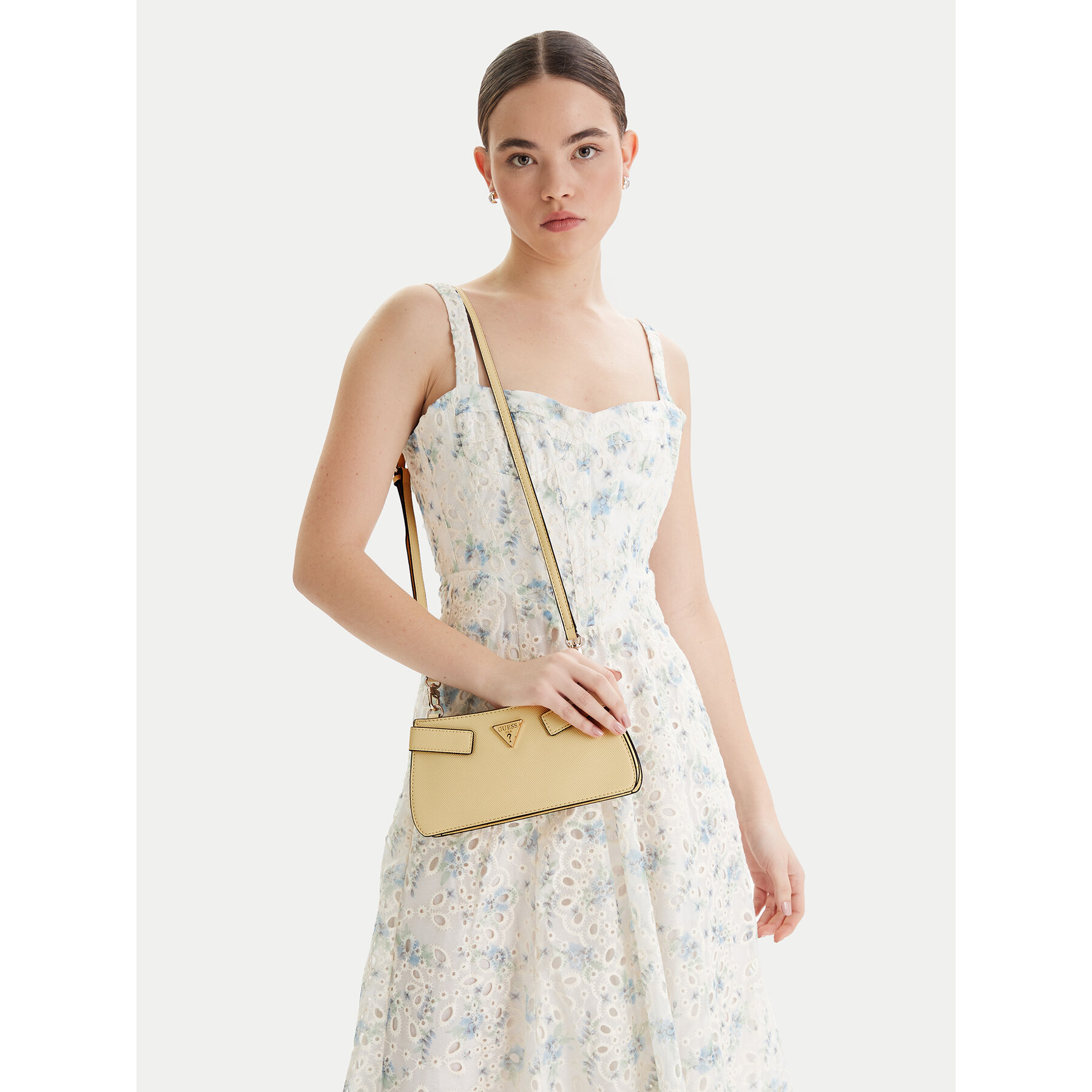 Geantă Guess Serenova Mini HWZG80 91720 Galben