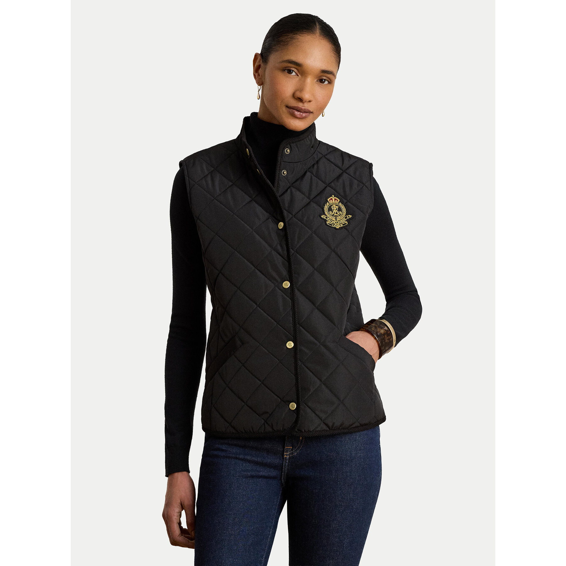 LAUREN RALPH LAUREN Bodywarmer 297P18068001 Schwarz Regular Fit