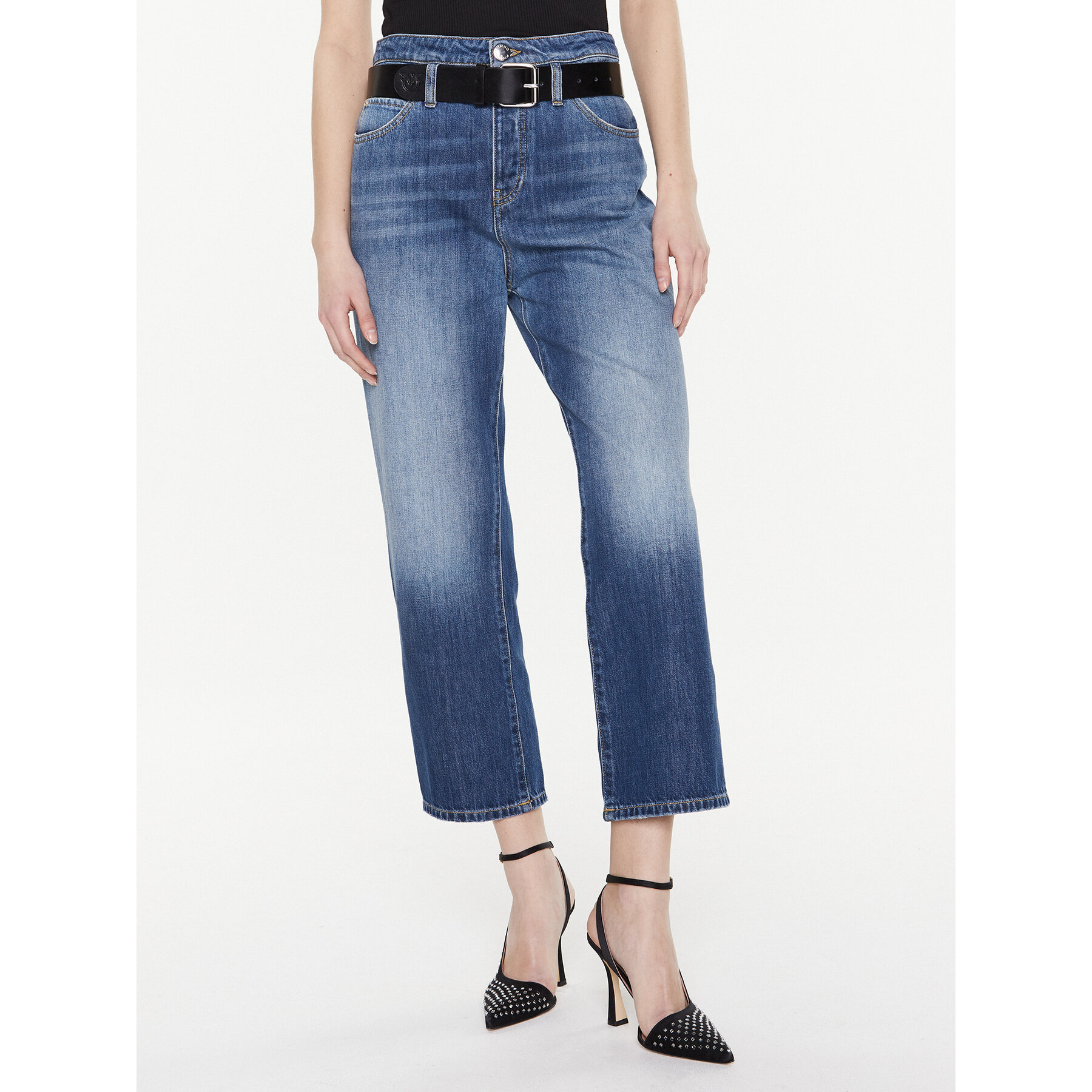Pinko Jeans 100114 A0HG Blau Boyfriend Fit