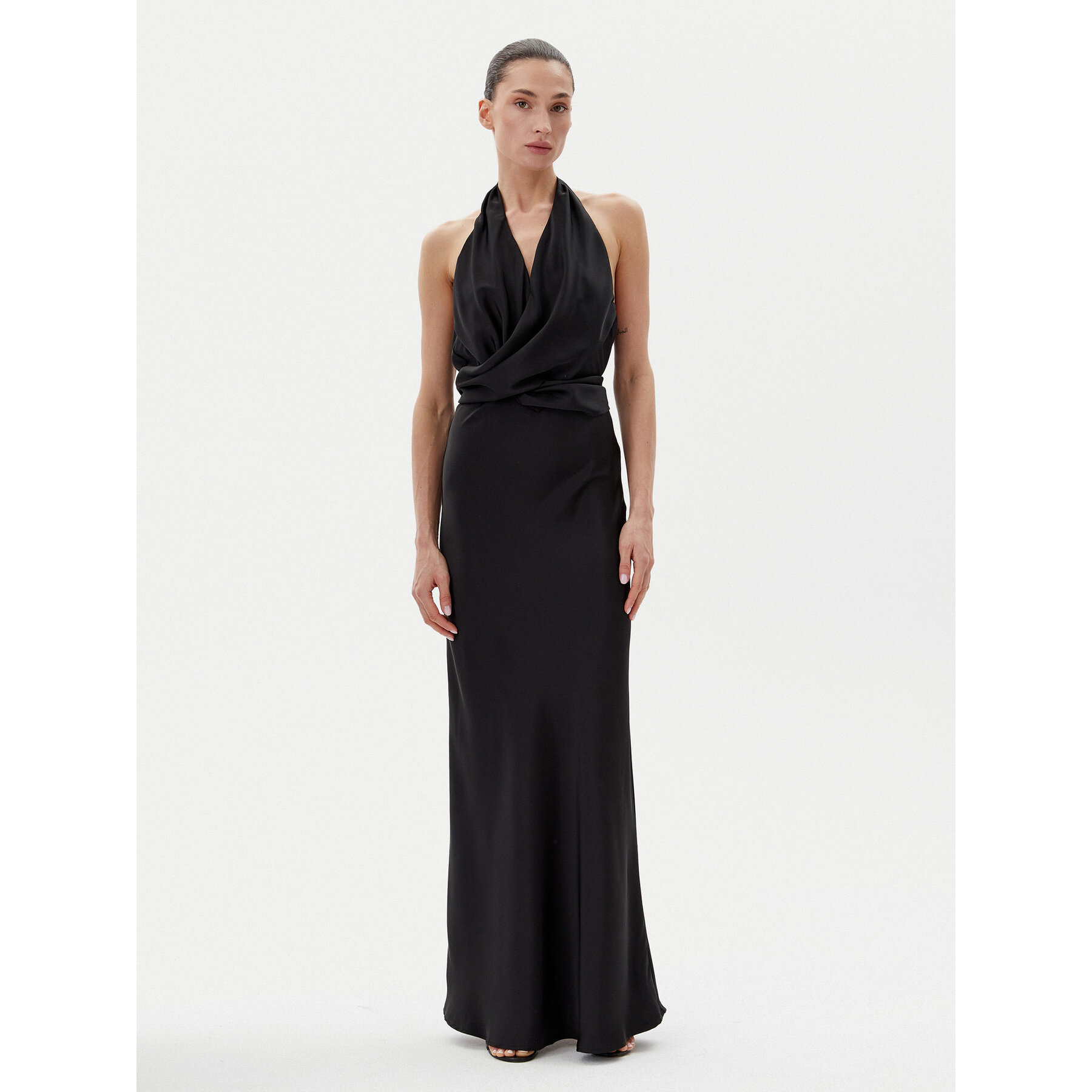 Eleh Abendkleid ESS250036 Schwarz Regular Fit