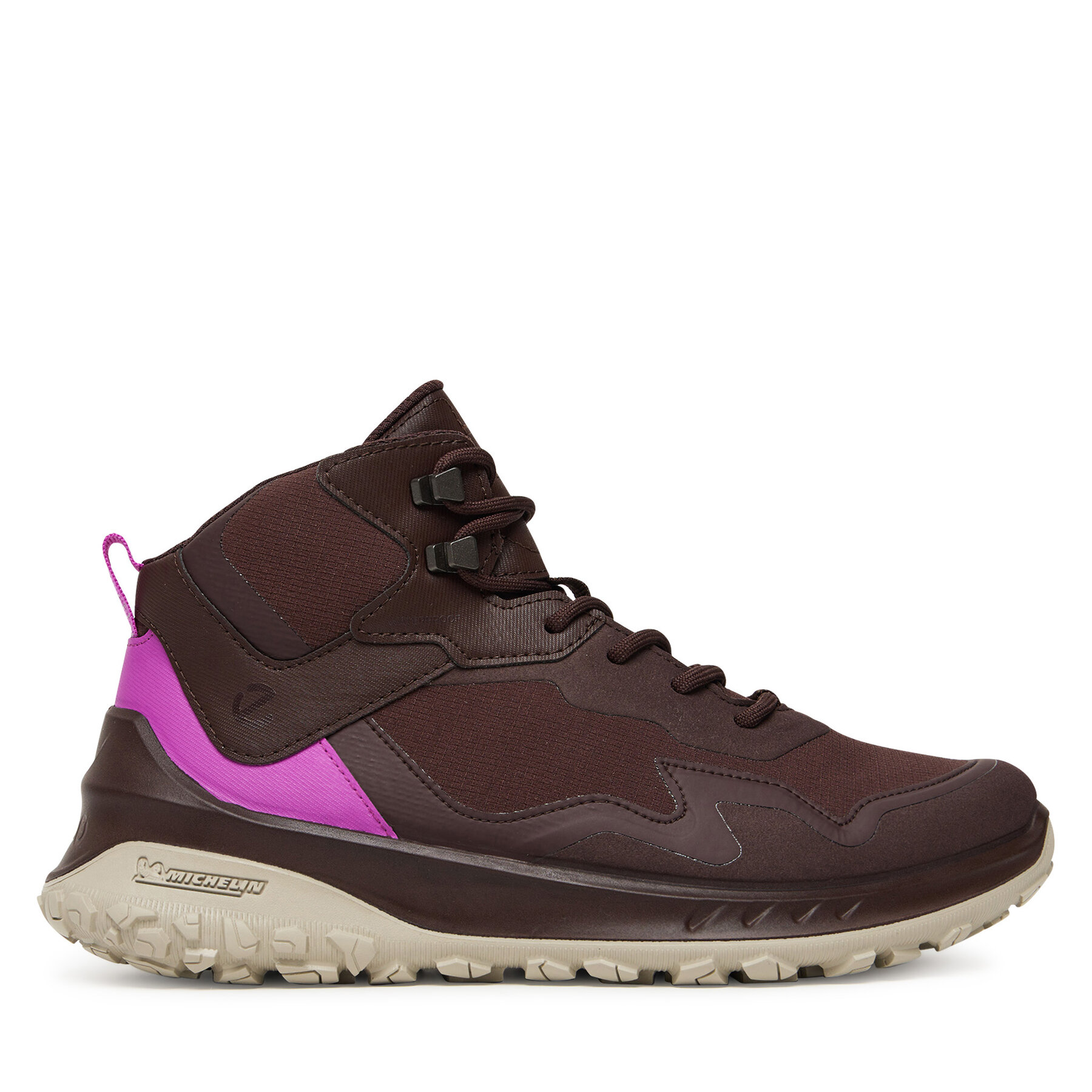 Sneakersy ECCO W Tex Mid Wp 82432361411 Hnědá