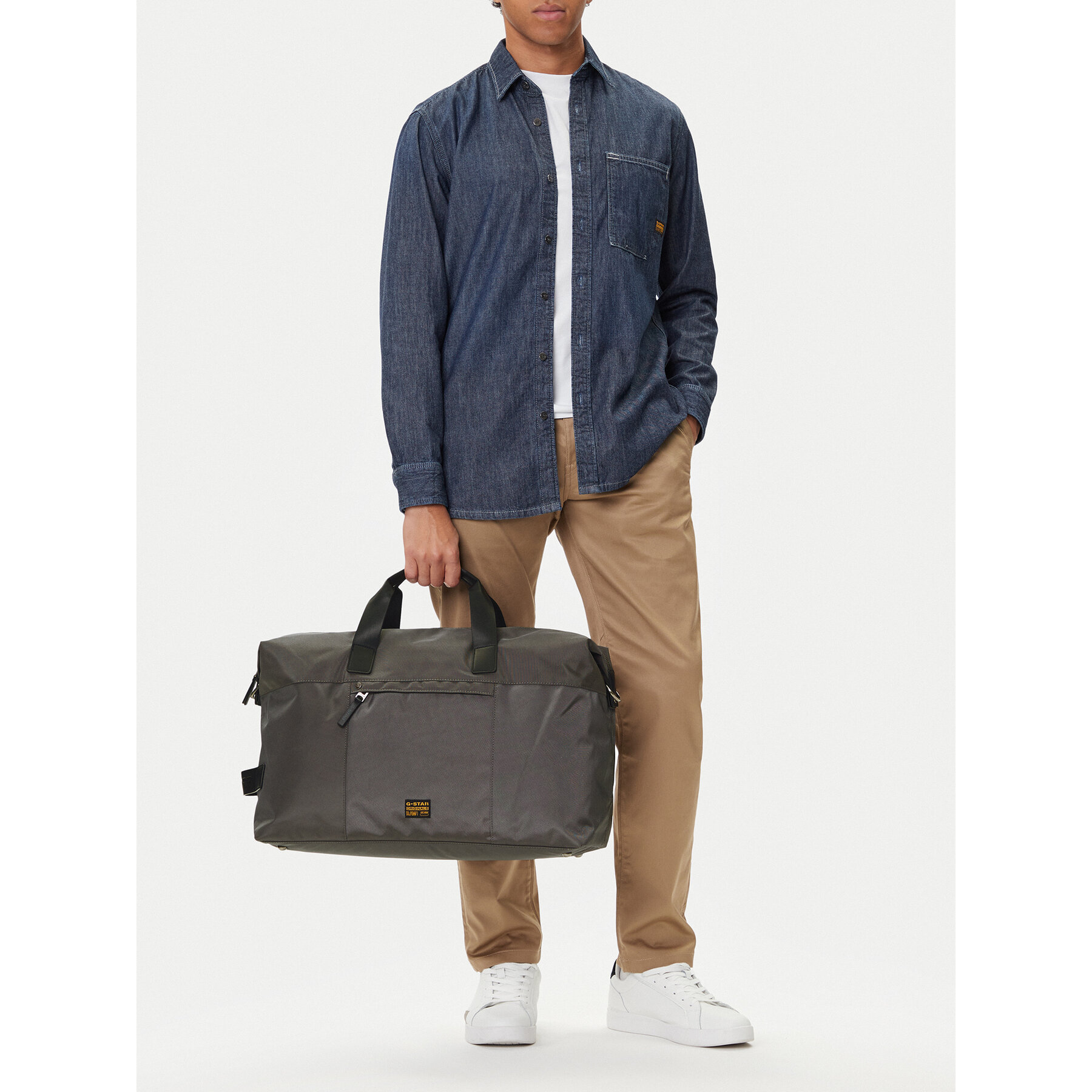 Чанта за уикенд G-Star Raw EO-FINN-LX8739J Сив