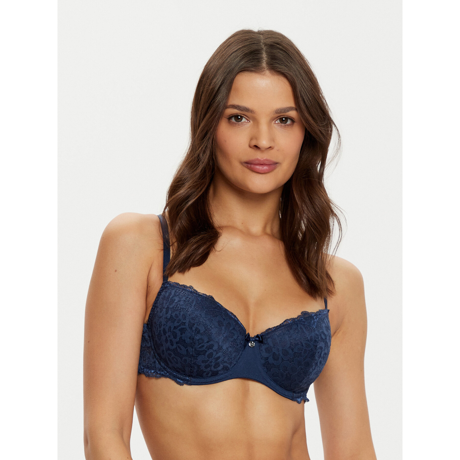 Hunkemöller Σουτιέν με μπανέλα Marine 206322 Σκούρο μπλε