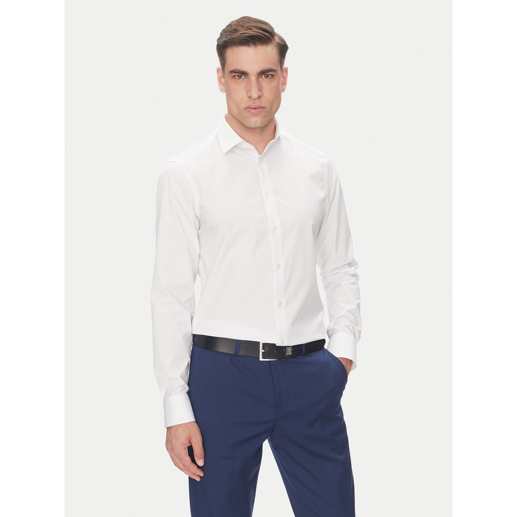Calvin Klein Hemd LV019EU029 Weiß Slim Fit