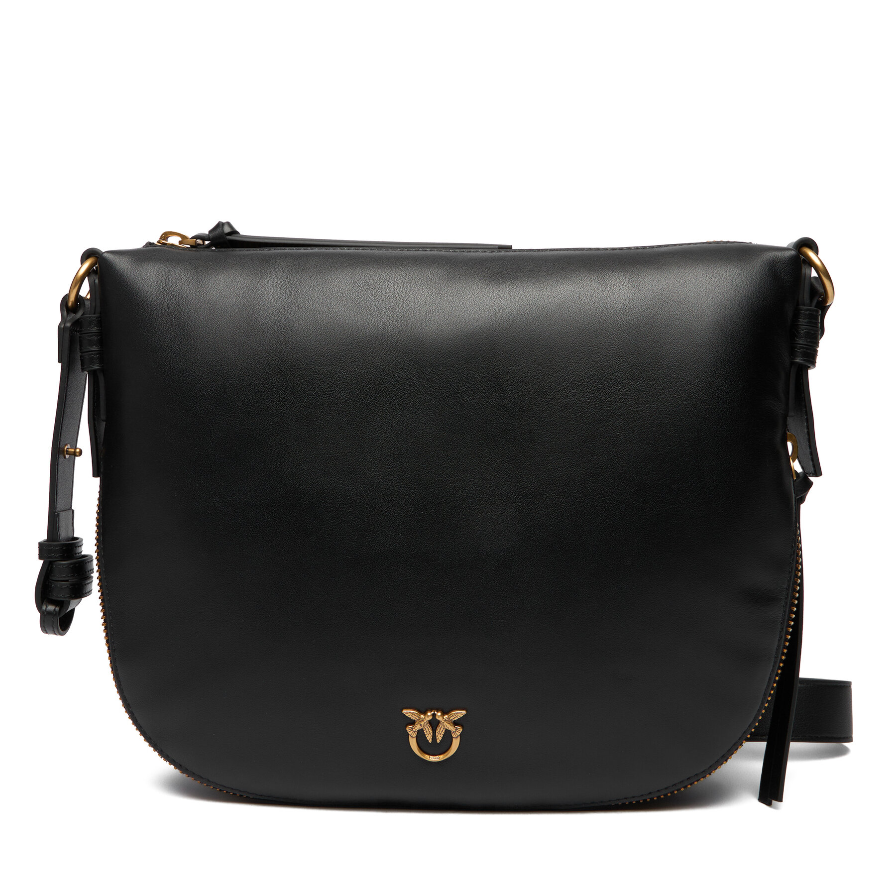 Geantă PINKO Hobo Zip Around Classic AI 25-26 PLTT 105113 A0QO Negru