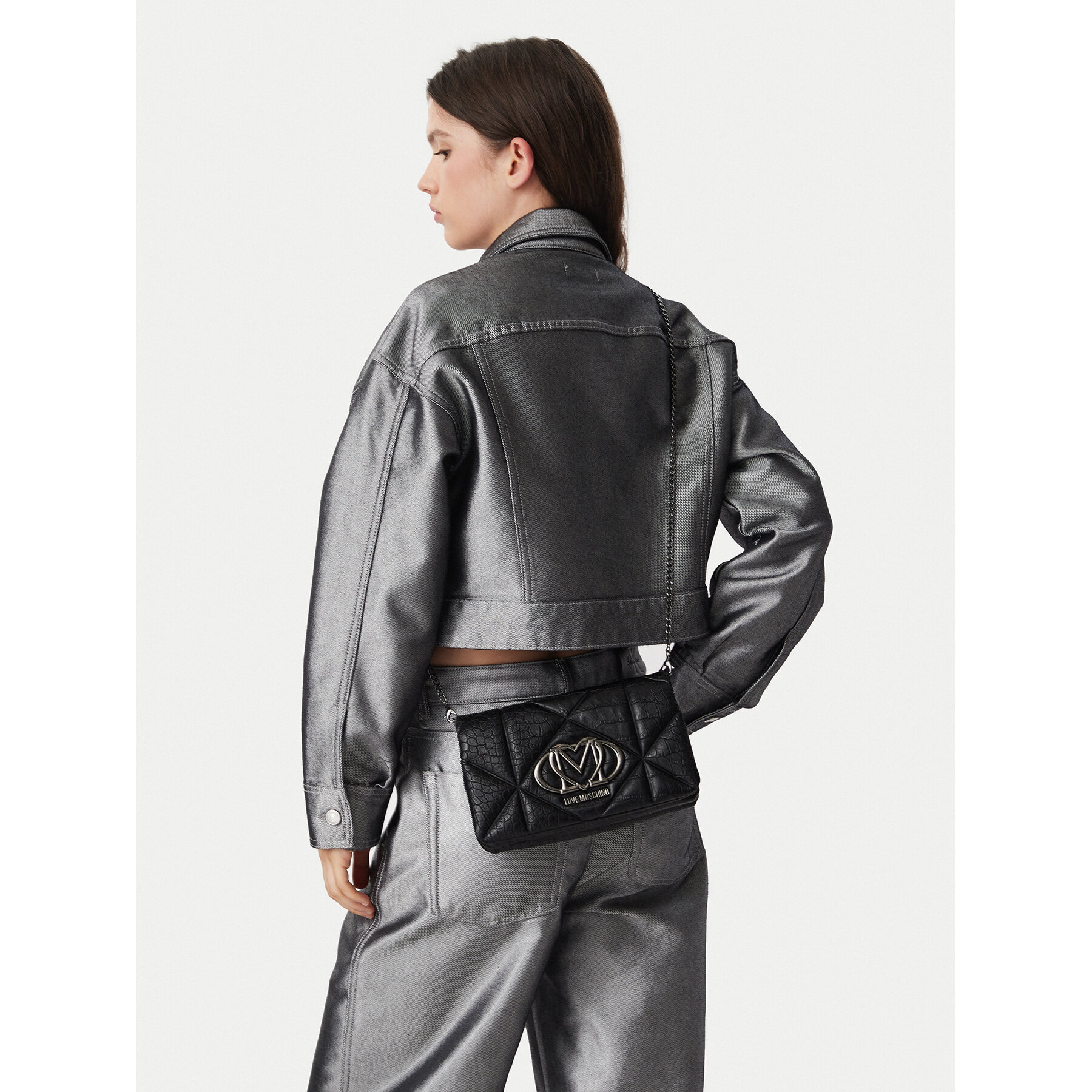 Kabelka LOVE MOSCHINO JC4043PP1PLF1000 Čierna