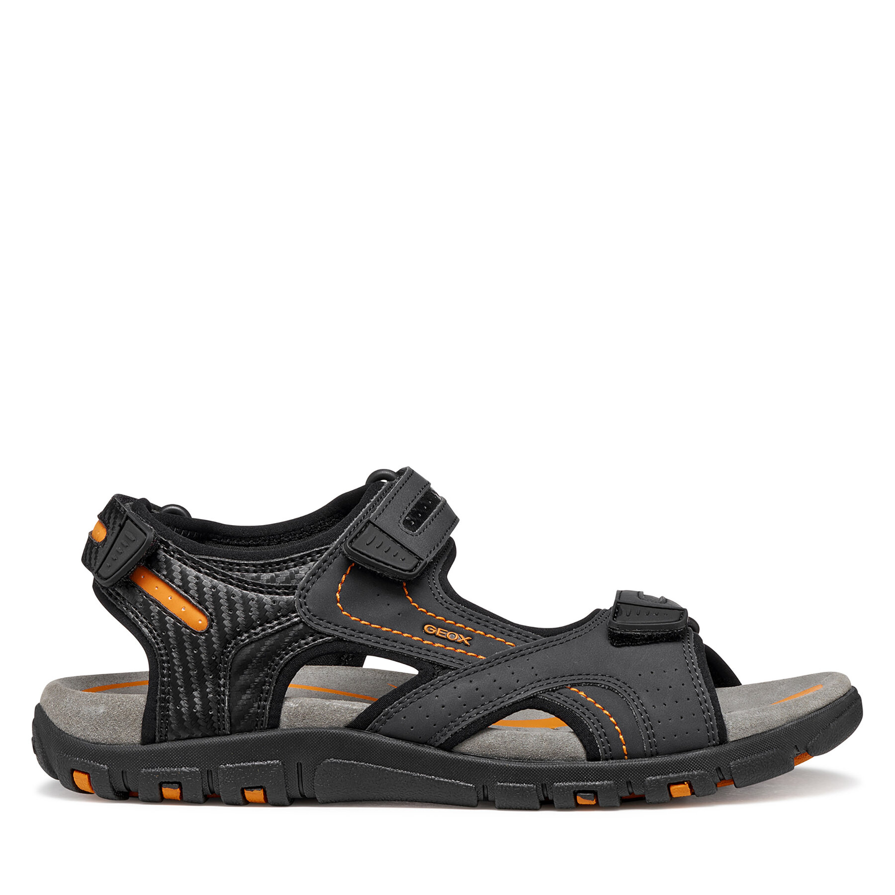 Σανδάλια Geox U Sandal Strada U8224D 0EKBC C4367 Μαύρο