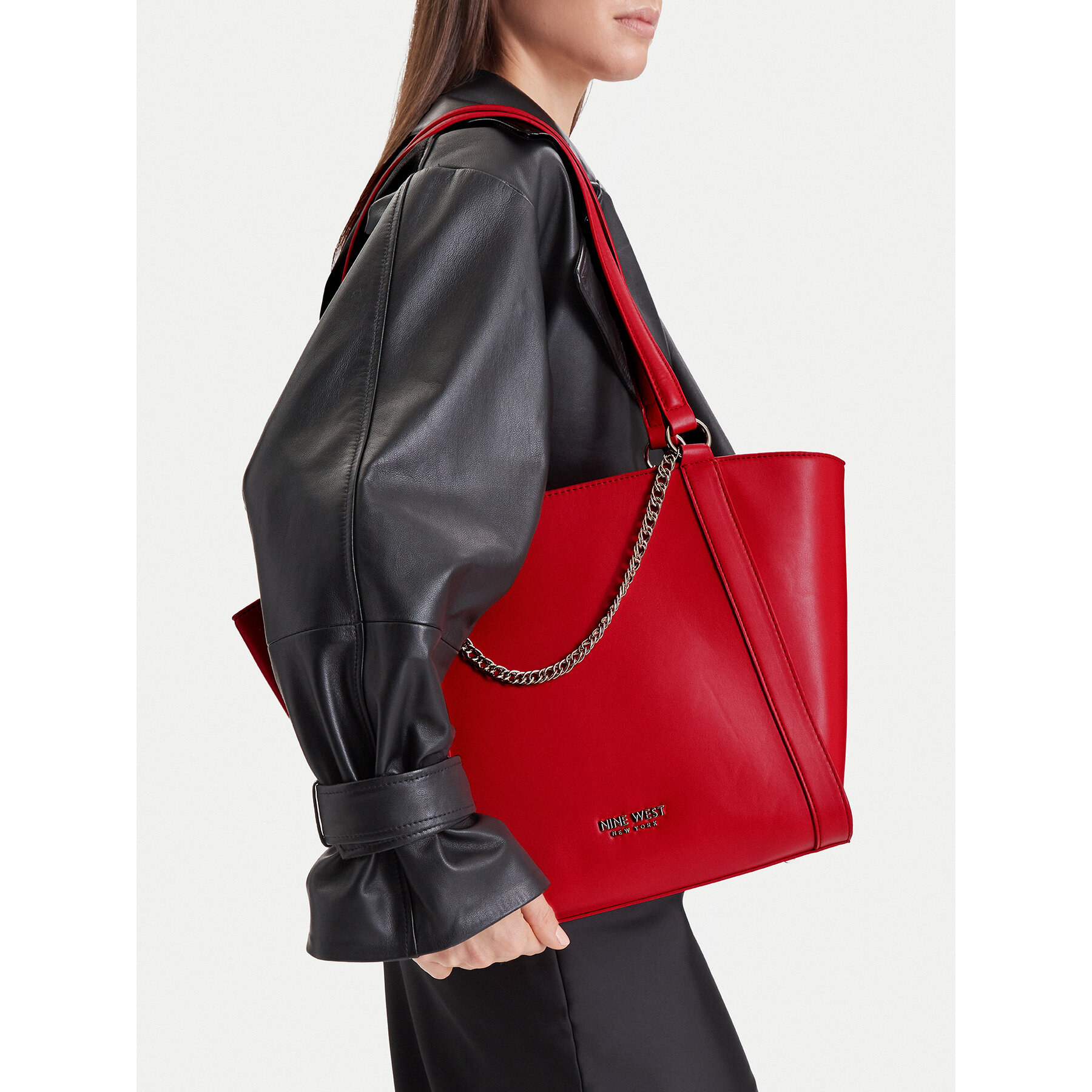 Дамска чанта Nine West CEO-ADDISON-LH22281 Червен