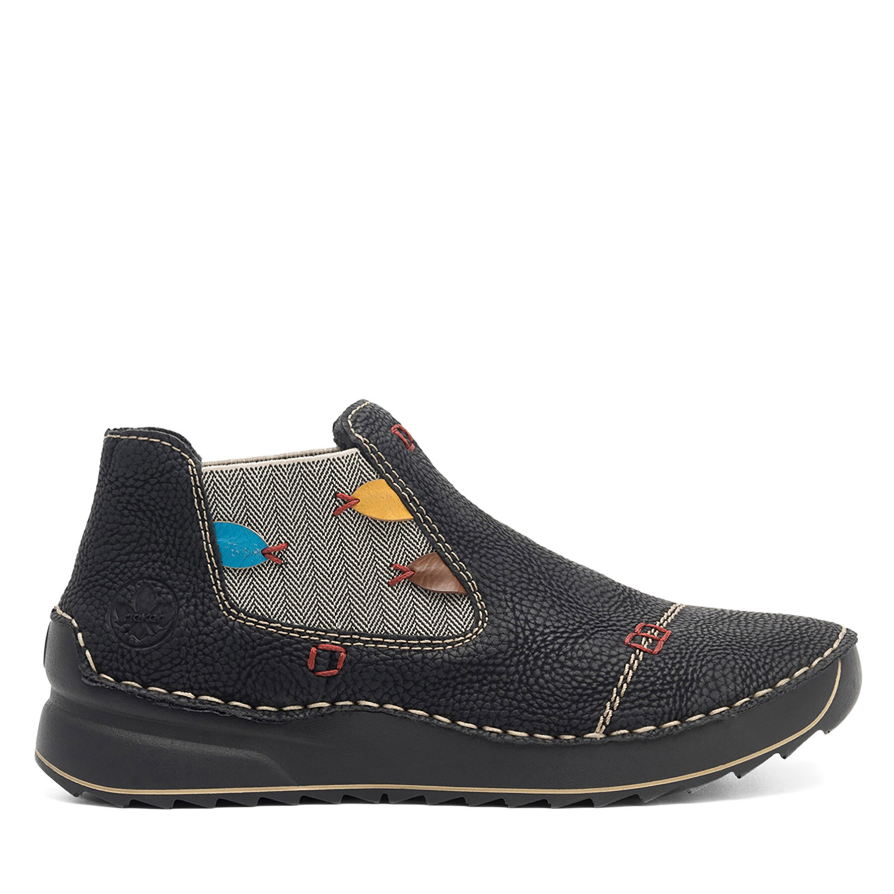 Polobotky Rieker 51592-00 Černá