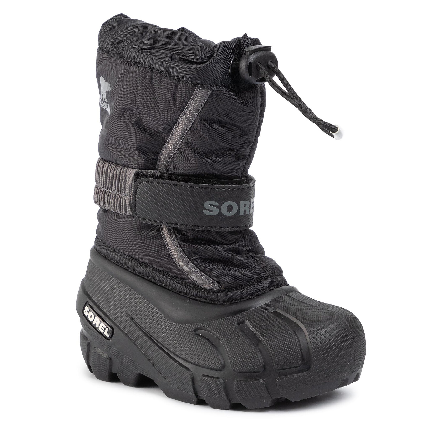 Dziecięce Śniegowce Sorel, Rozmiar 31 Czarny Childrens Flurry NC1695