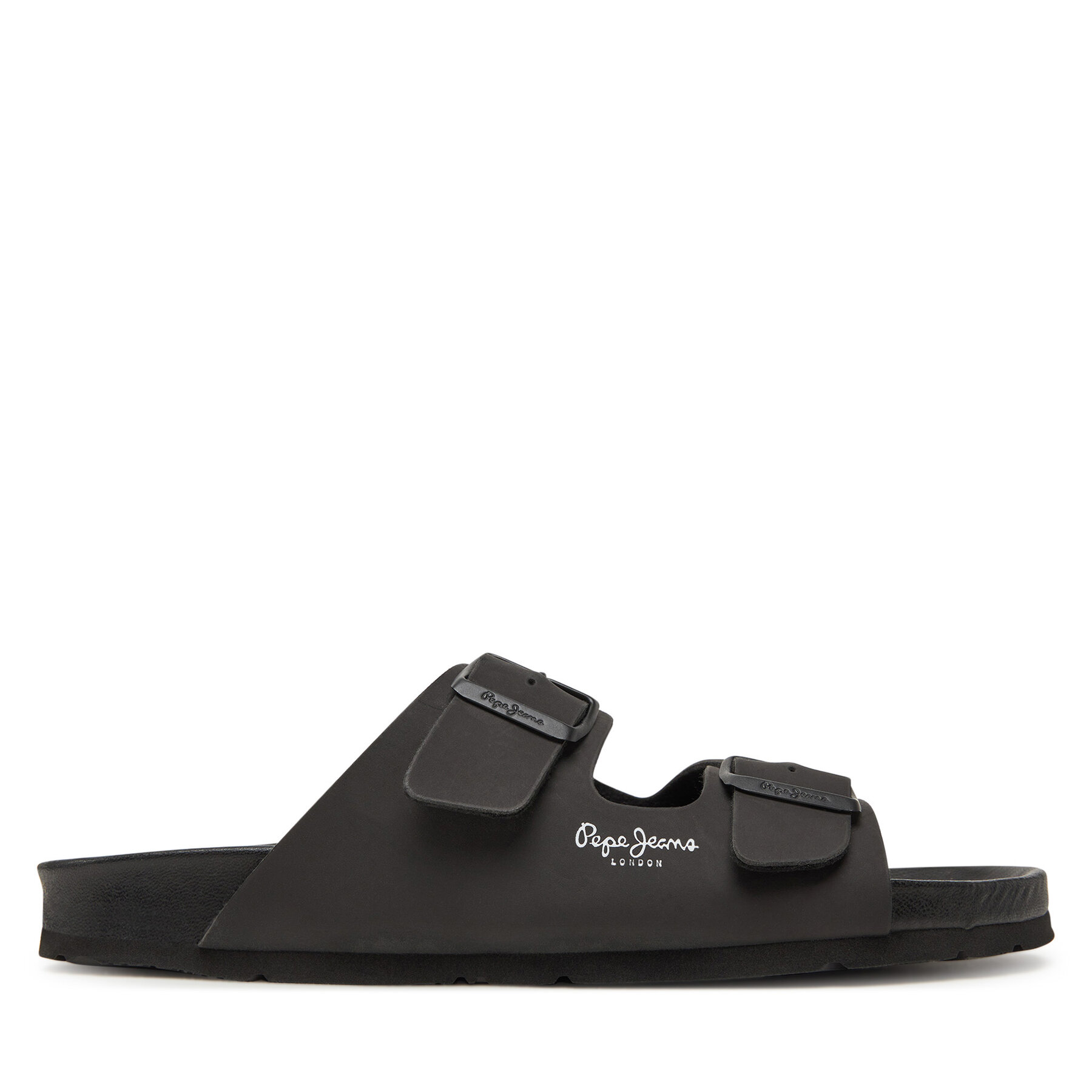 Męskie Klapki Pepe Jeans, Rozmiar 46 Czarny PMS90101