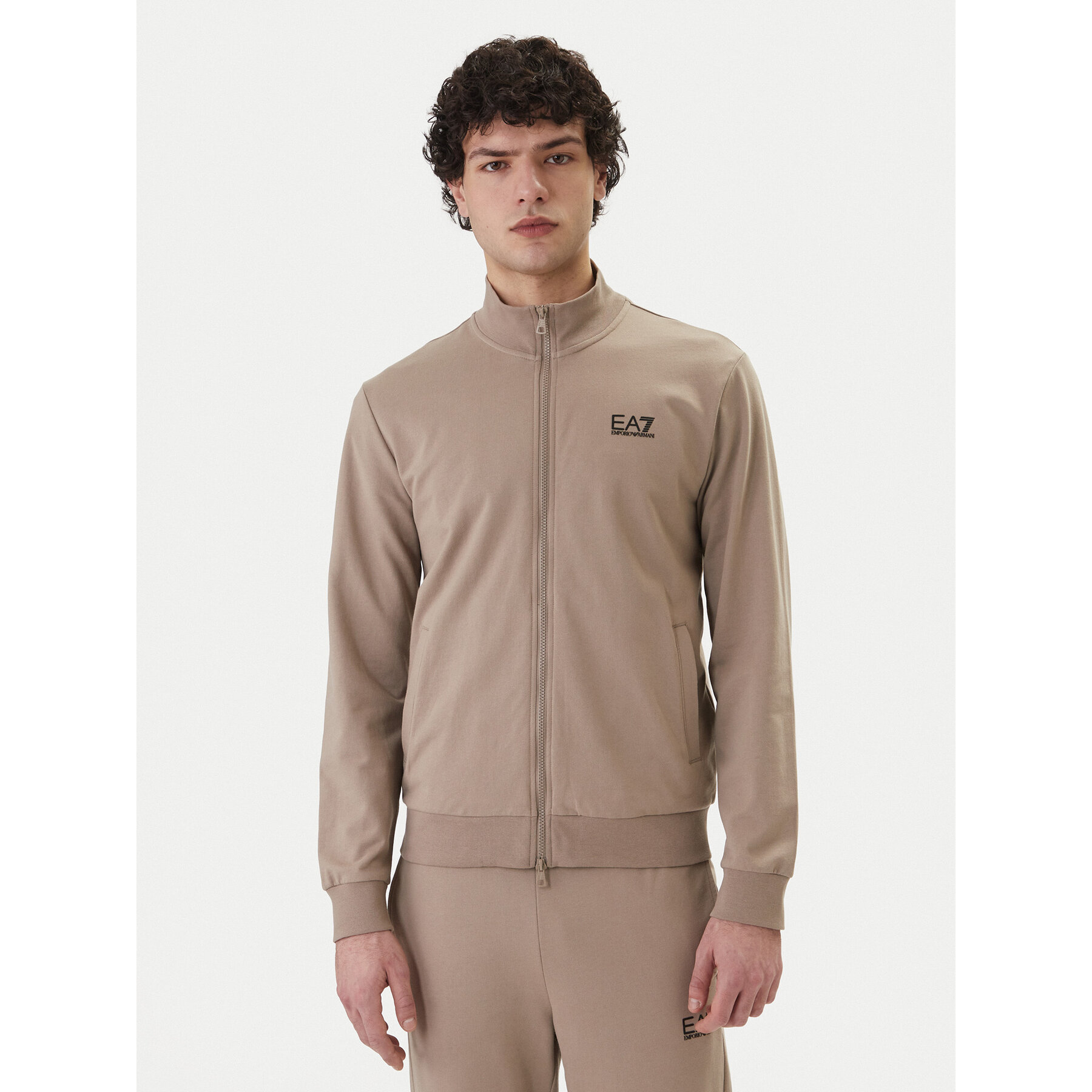 EA7 Emporio Armani Sweatshirt 8NPM31 PJVRZ U6167 Beige Regular Fit